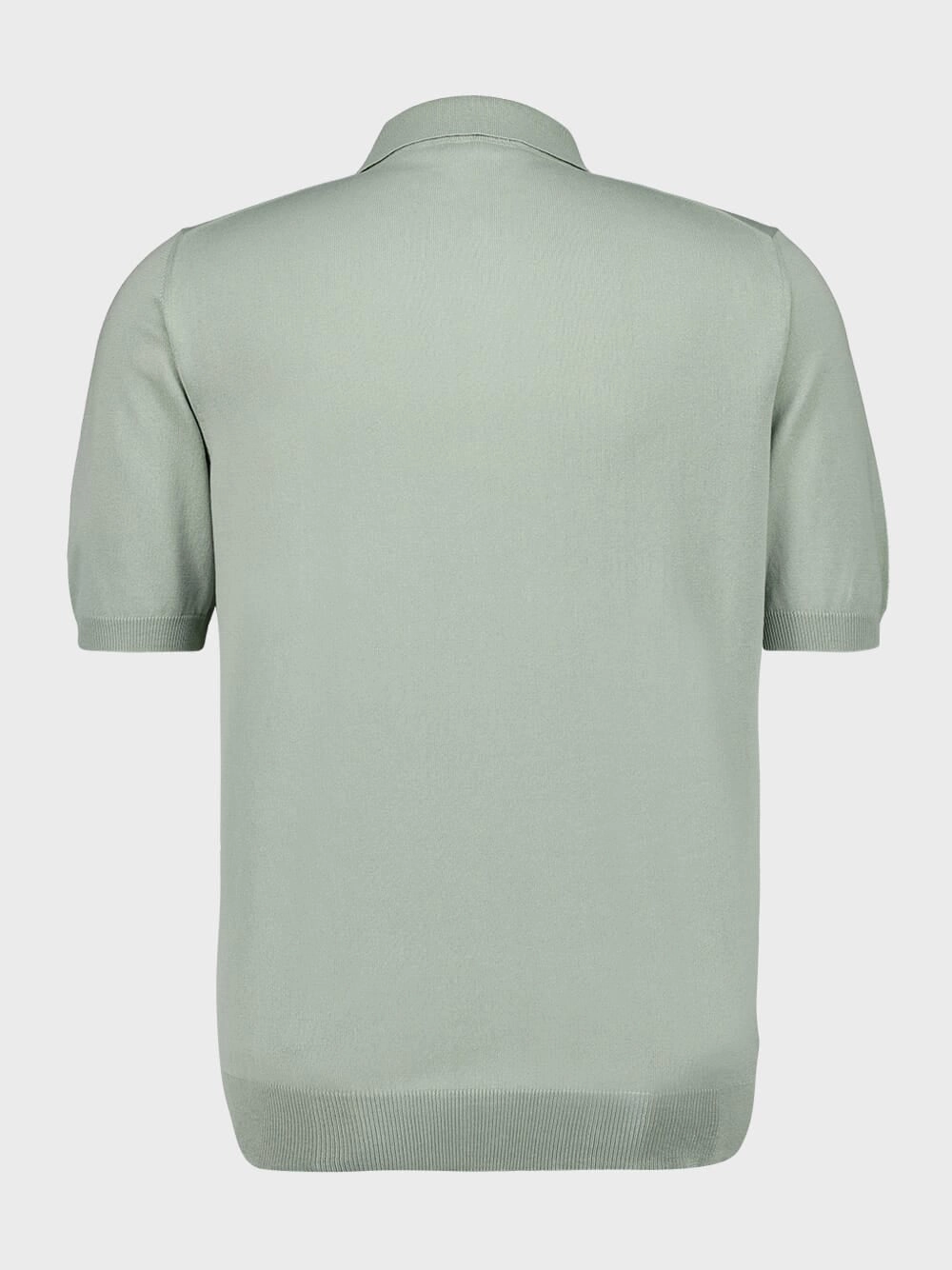 Sage Green Regular-Fit Cotton Polo