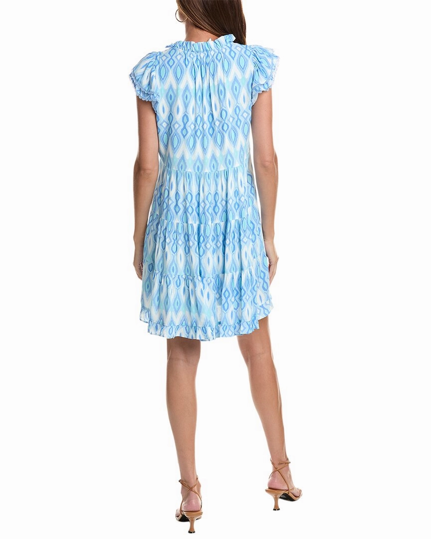 Sail to Sable Ruffle Neck Mini Dress