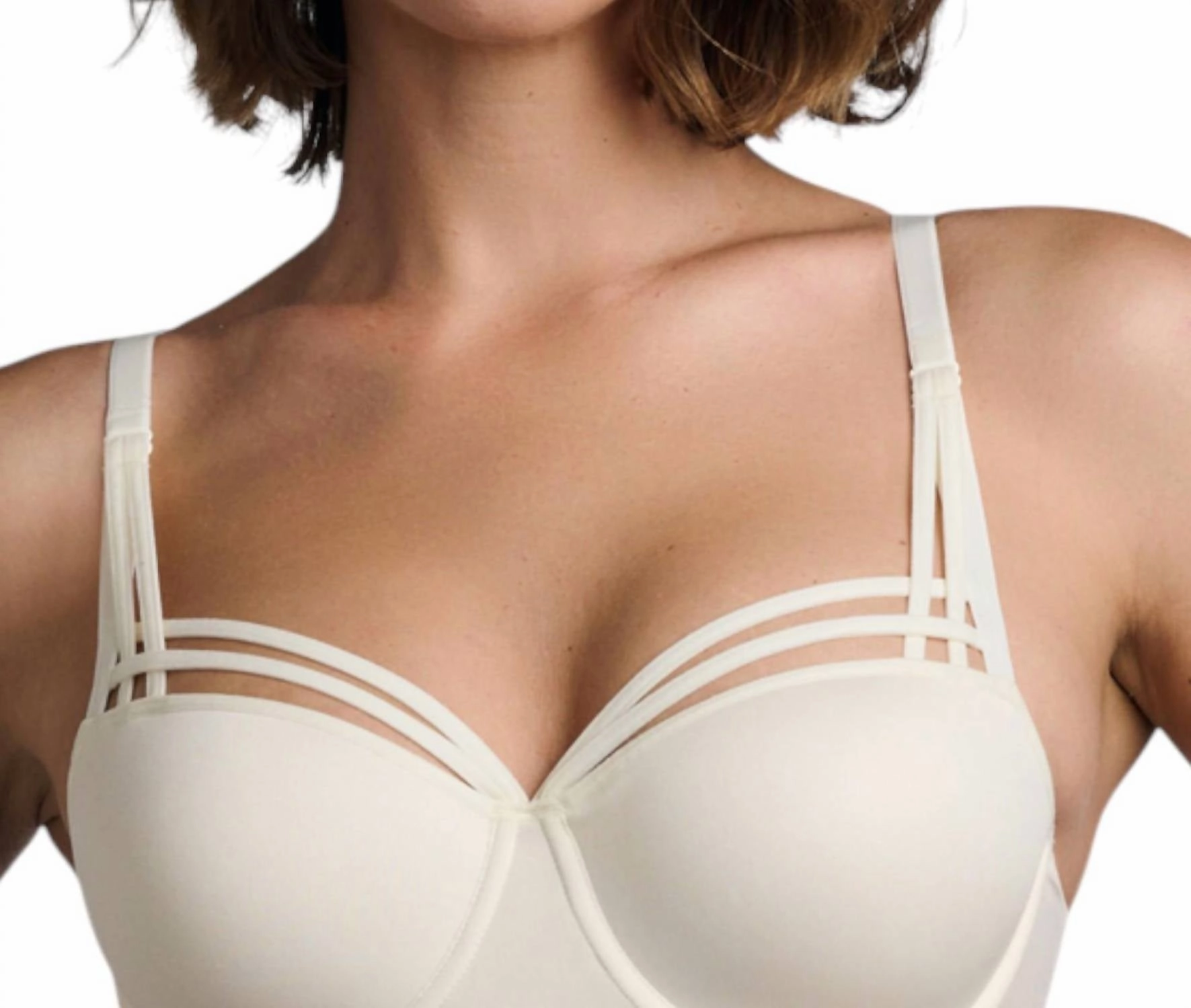 Sale Dame De Paris Padded Balcony Bra In Ivory
