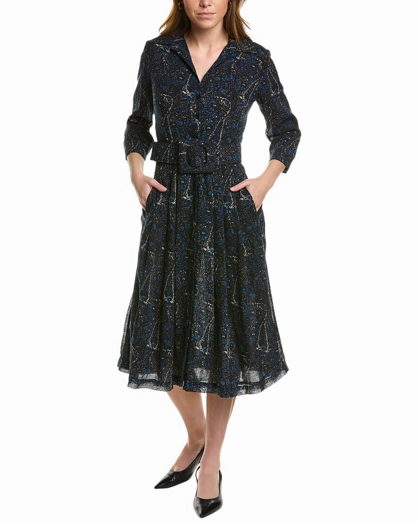 Samantha Sung Audrey 3 Wool Shirtdress