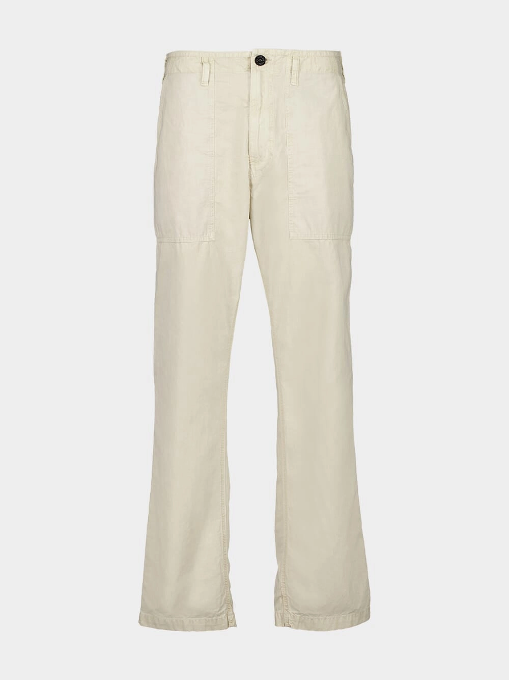 Sand Beige 'Old' Effect Fatigue Trousers