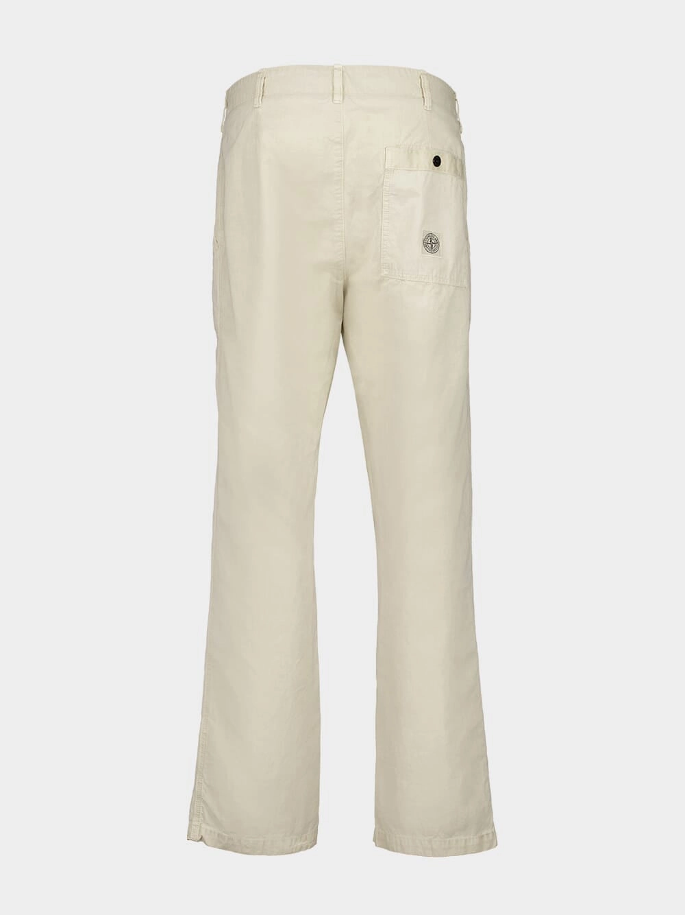 Sand Beige 'Old' Effect Fatigue Trousers