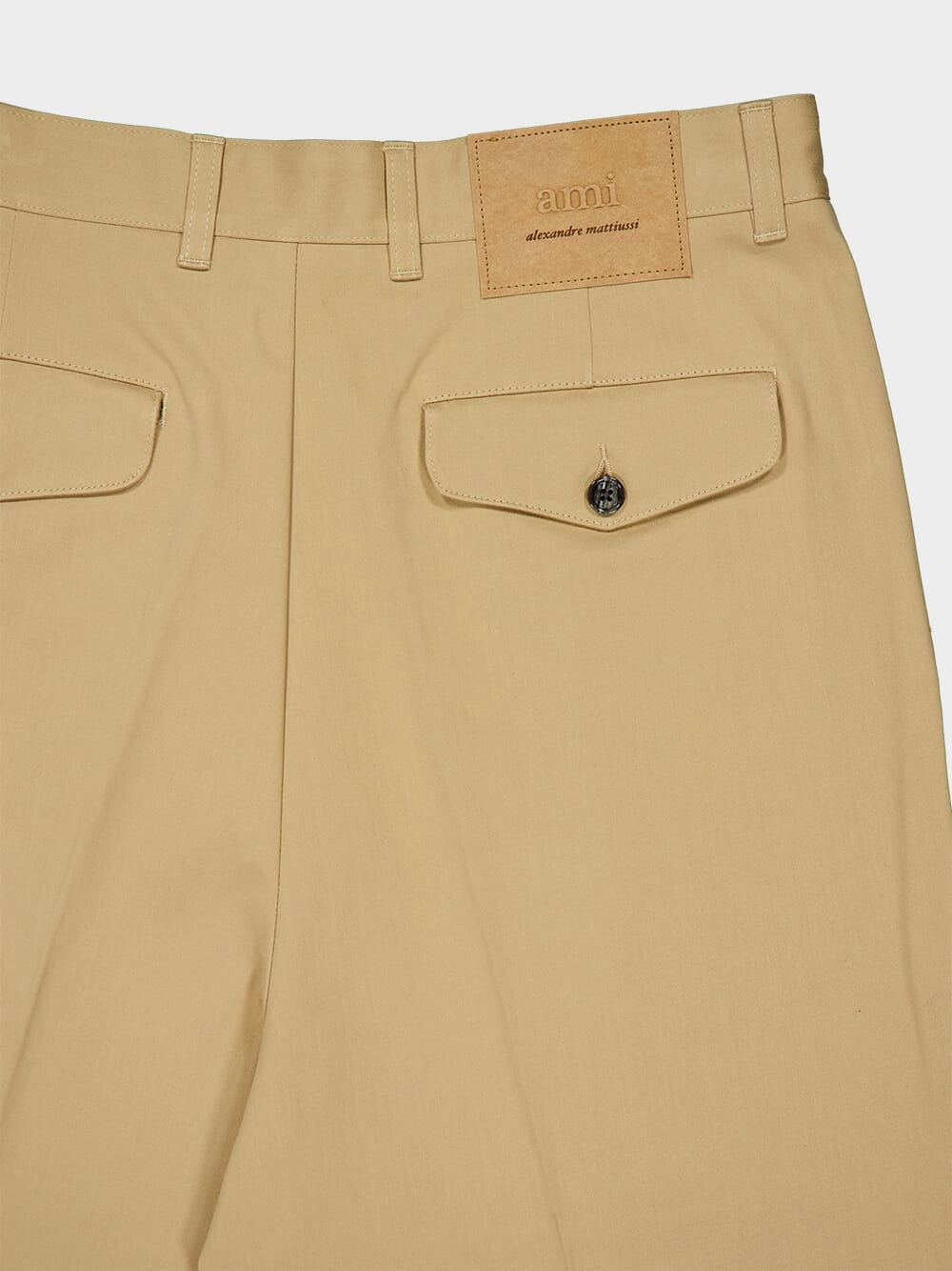 Sand Carrot Fit Cotton Trousers