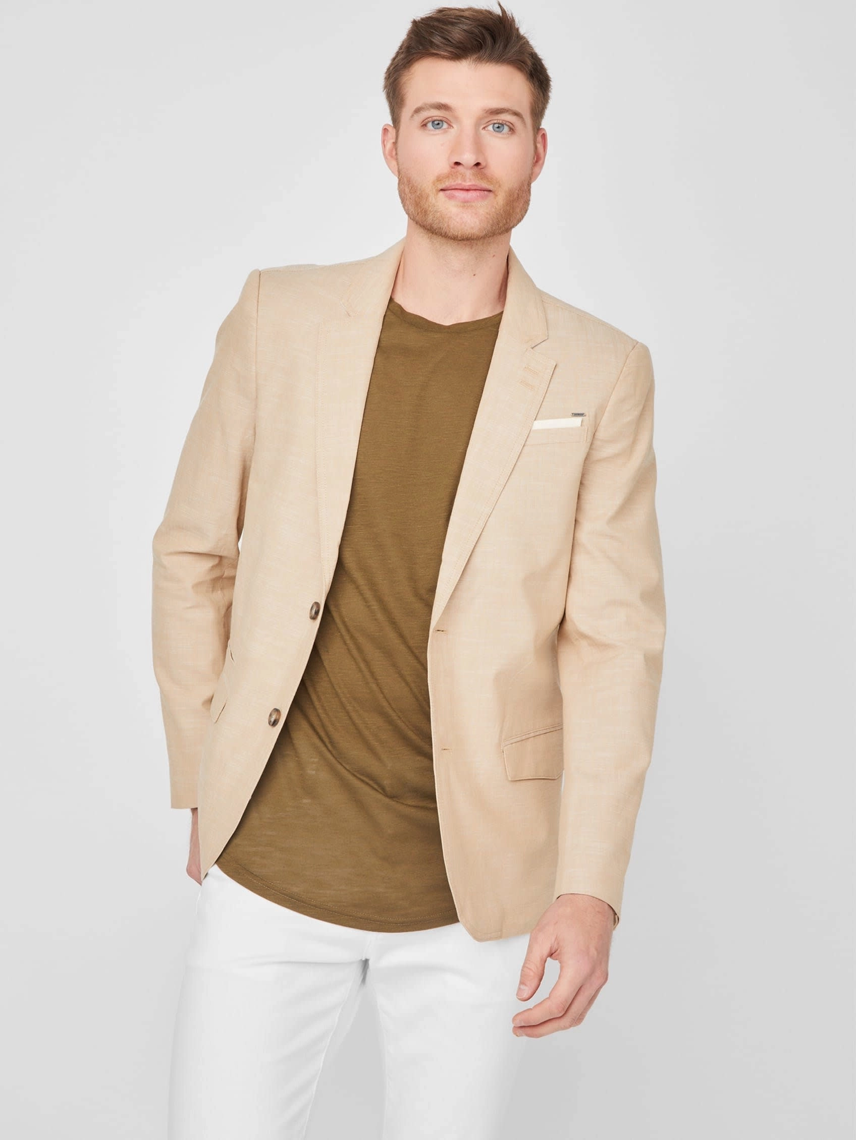 Sanders Chambray Blazer