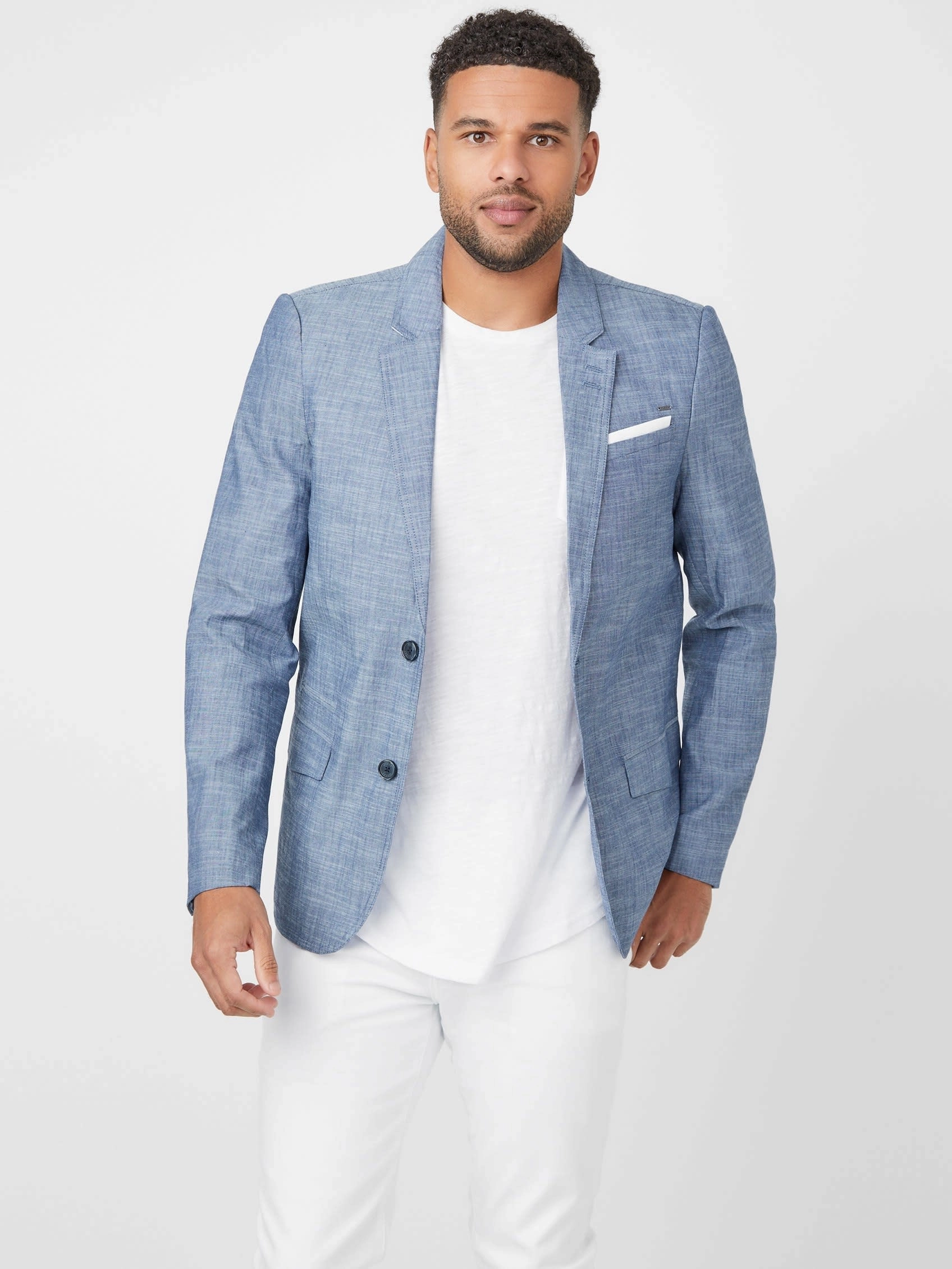 Sanders Chambray Blazer