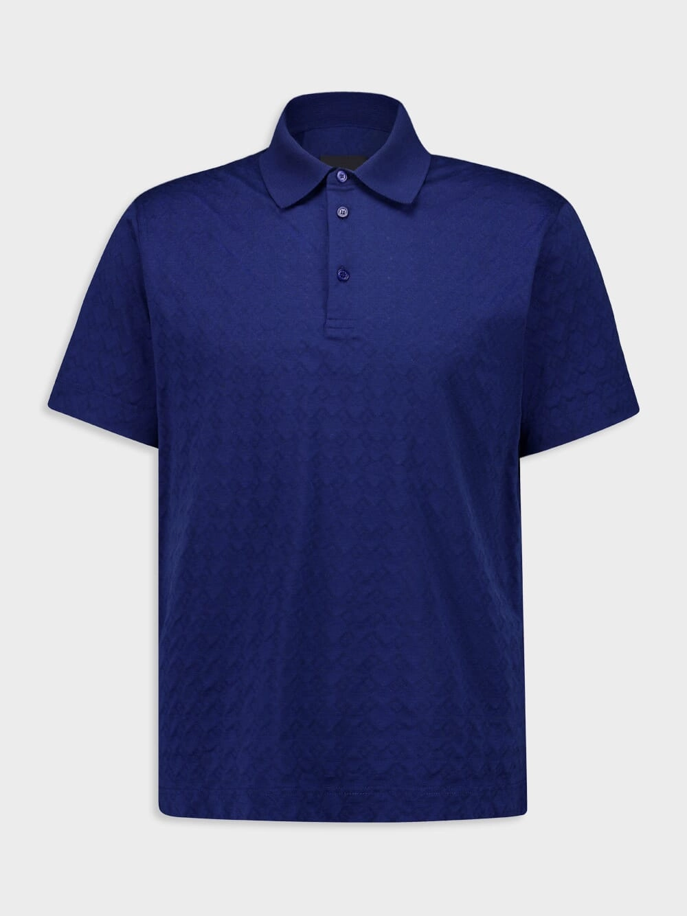 Saphir Blue 4G-Jacquard Polo Shirt Tops Mens - men's t-shirts outlet