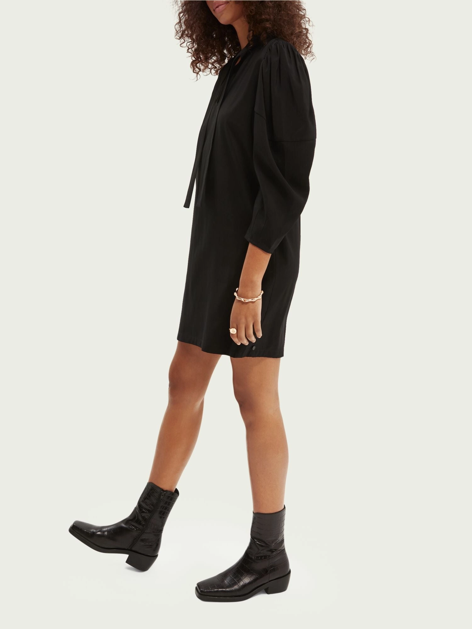 Scotch & Soda Balloon-sleeved Dress