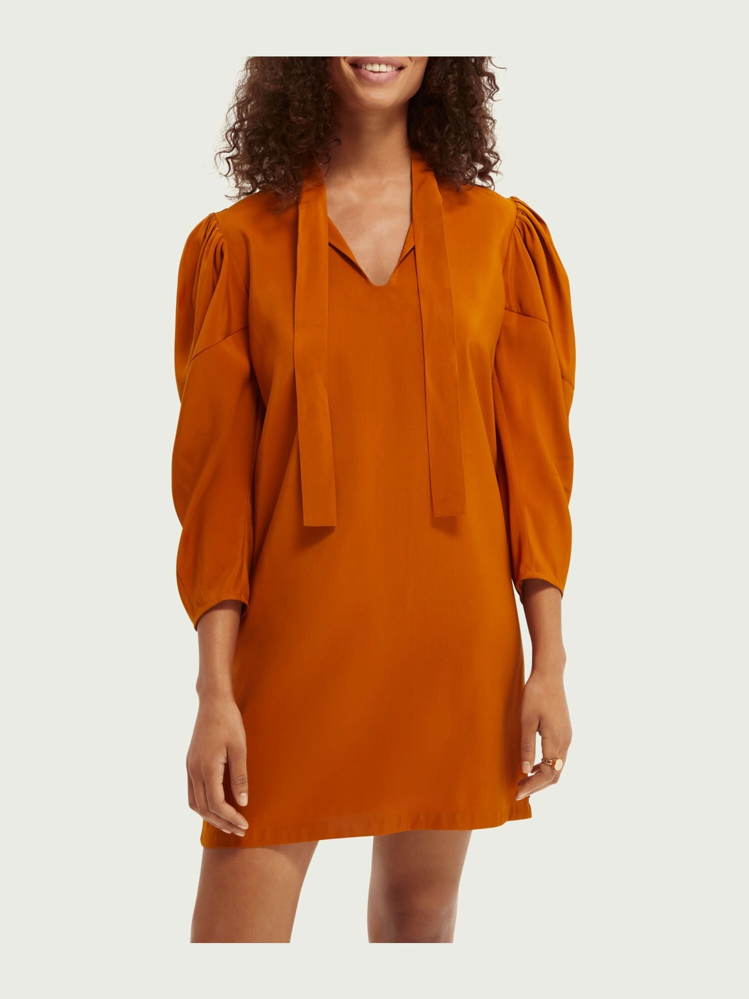 Scotch & Soda Balloon-sleeved Dress