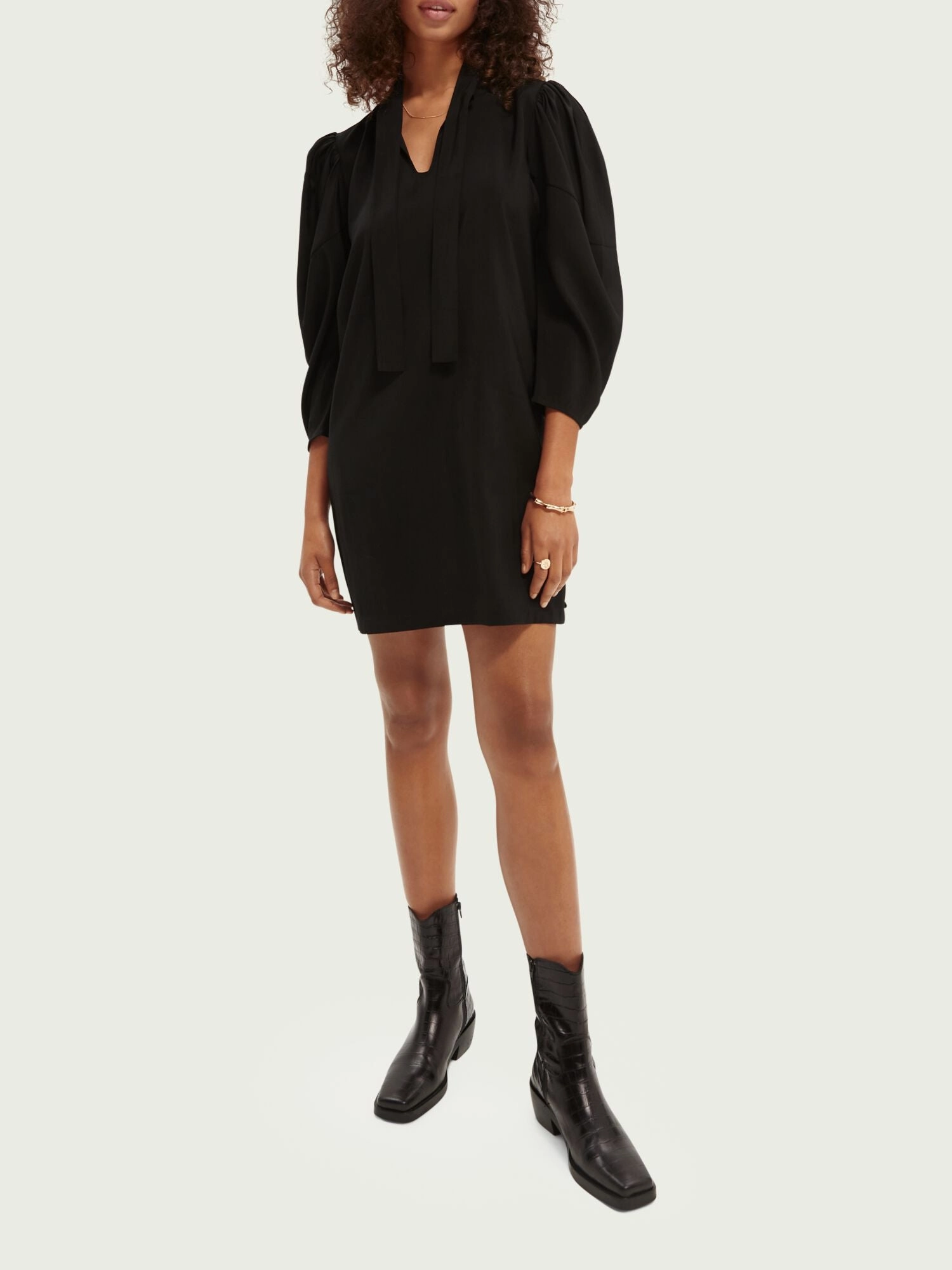 Scotch & Soda Balloon-sleeved Dress
