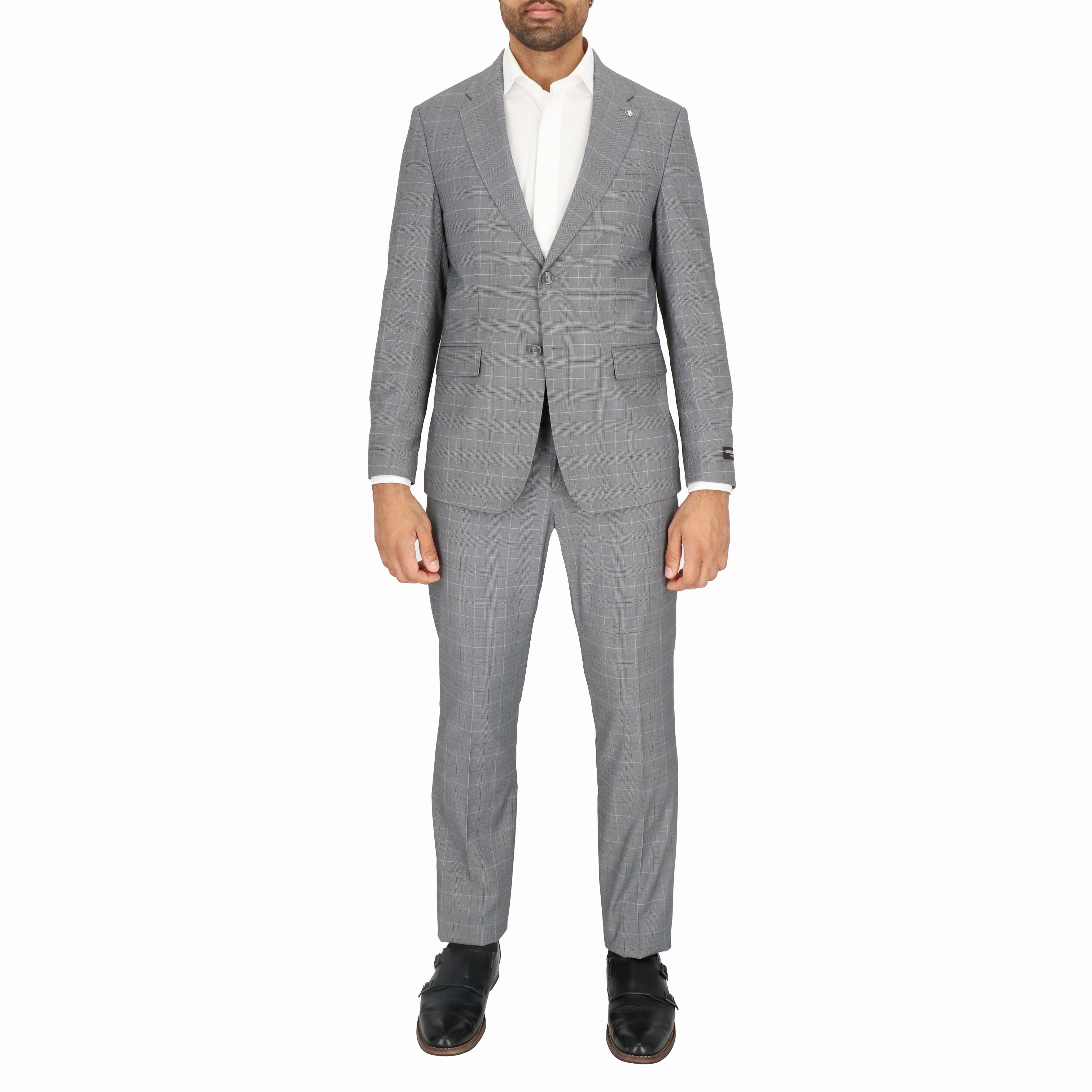 Scotch & Soda Mens Grey Suit