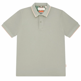 Sealskinz Stalham Polynosic Tipped Collar Polo Shirt Green mens t-shirts outlet
