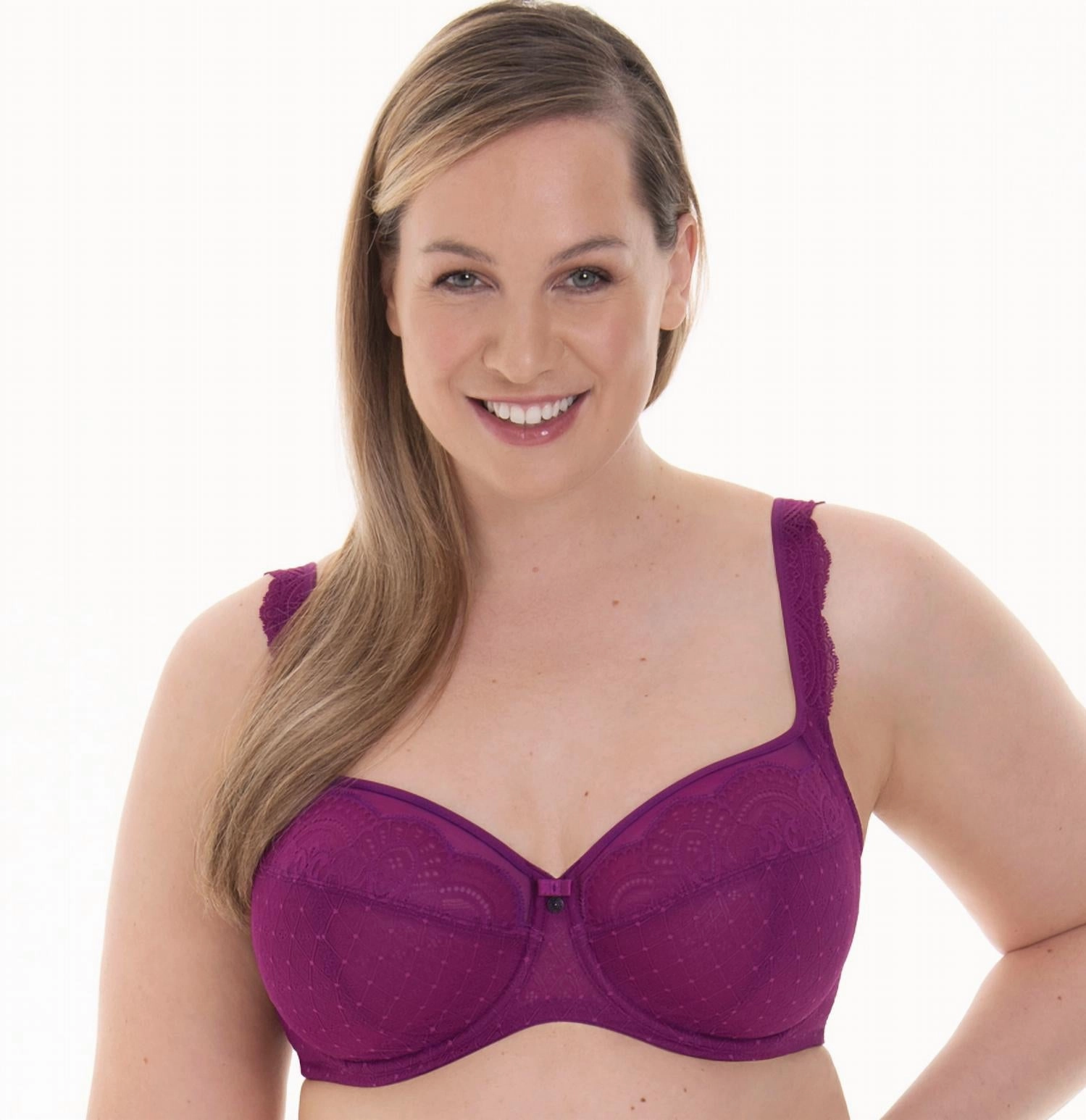 Selma Full Cup With Underwire Bra In Purple Wine