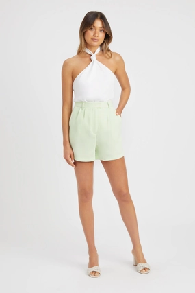 Serge Tuck Shorts womens chinos discount