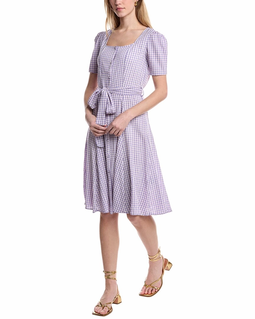 Sharagano Seersucker Shirtdress
