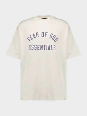 Shell Jersey T-Shirt with Logo Tops Mens - flannel shirts