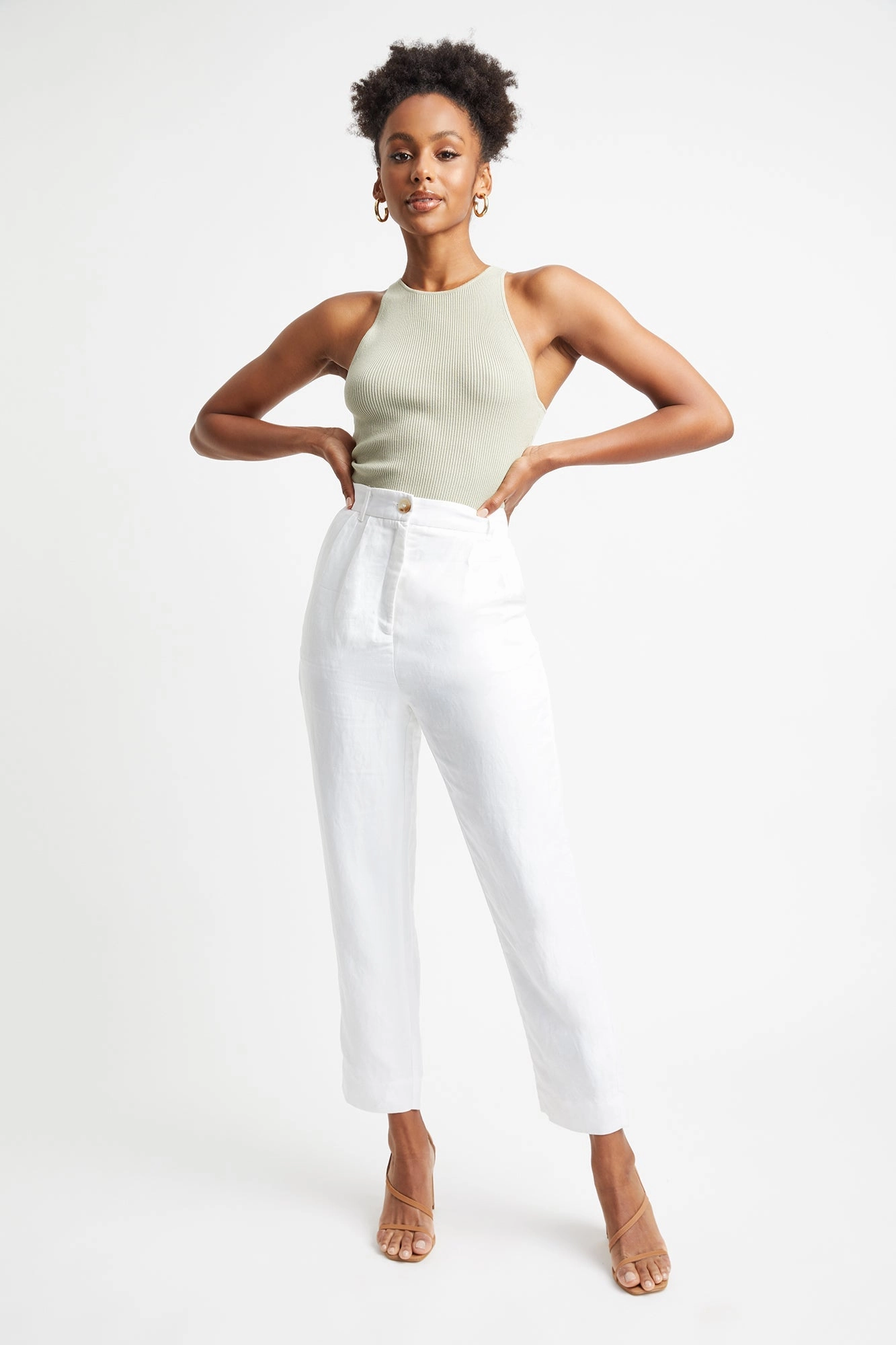 Shoreline Tuck Pants affordable womens bottoms sale