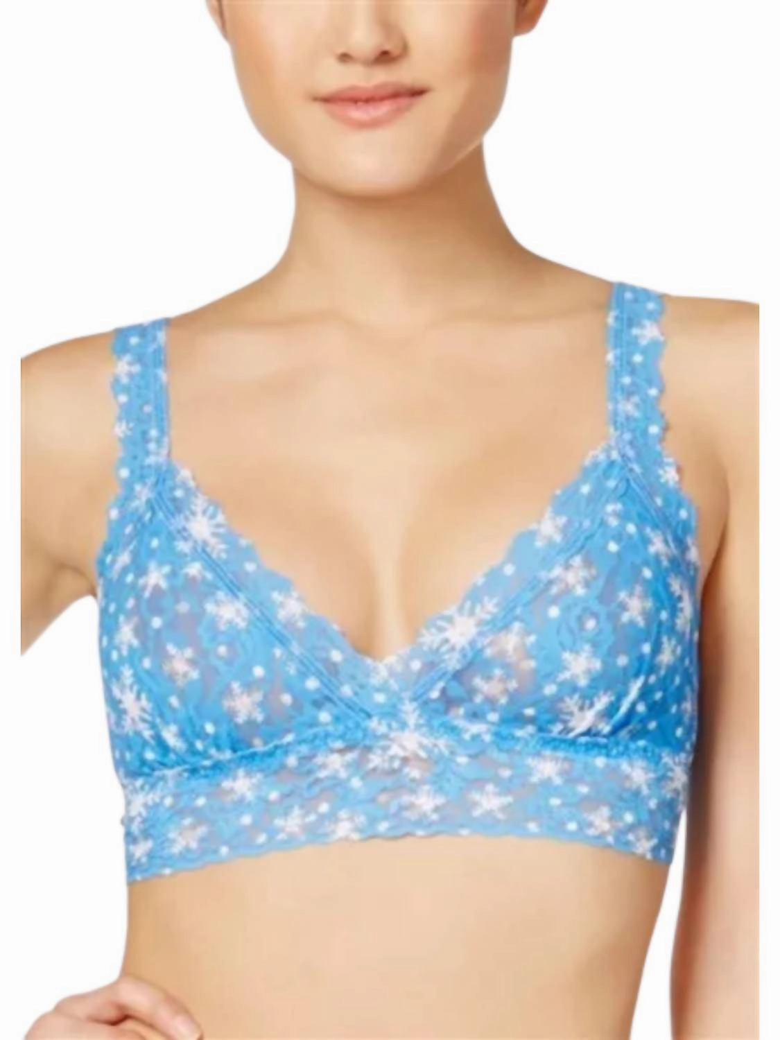Signature Lace Bralette In Snowflake