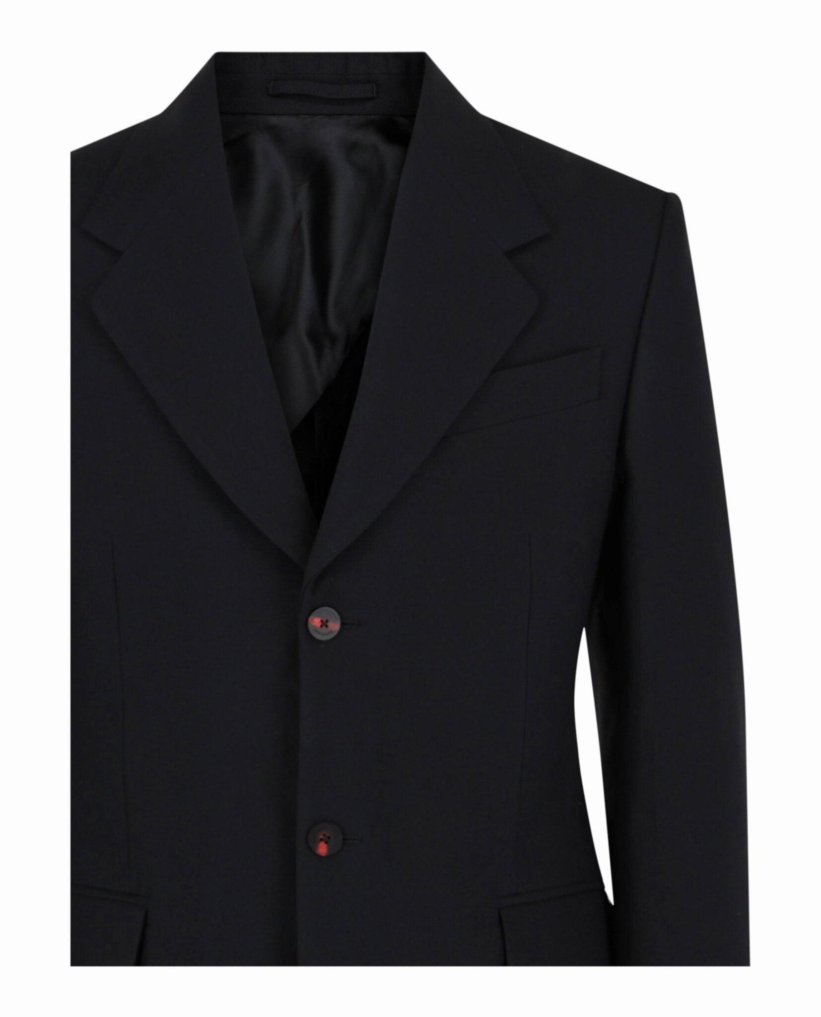 Single-Breasted Wool Blazer