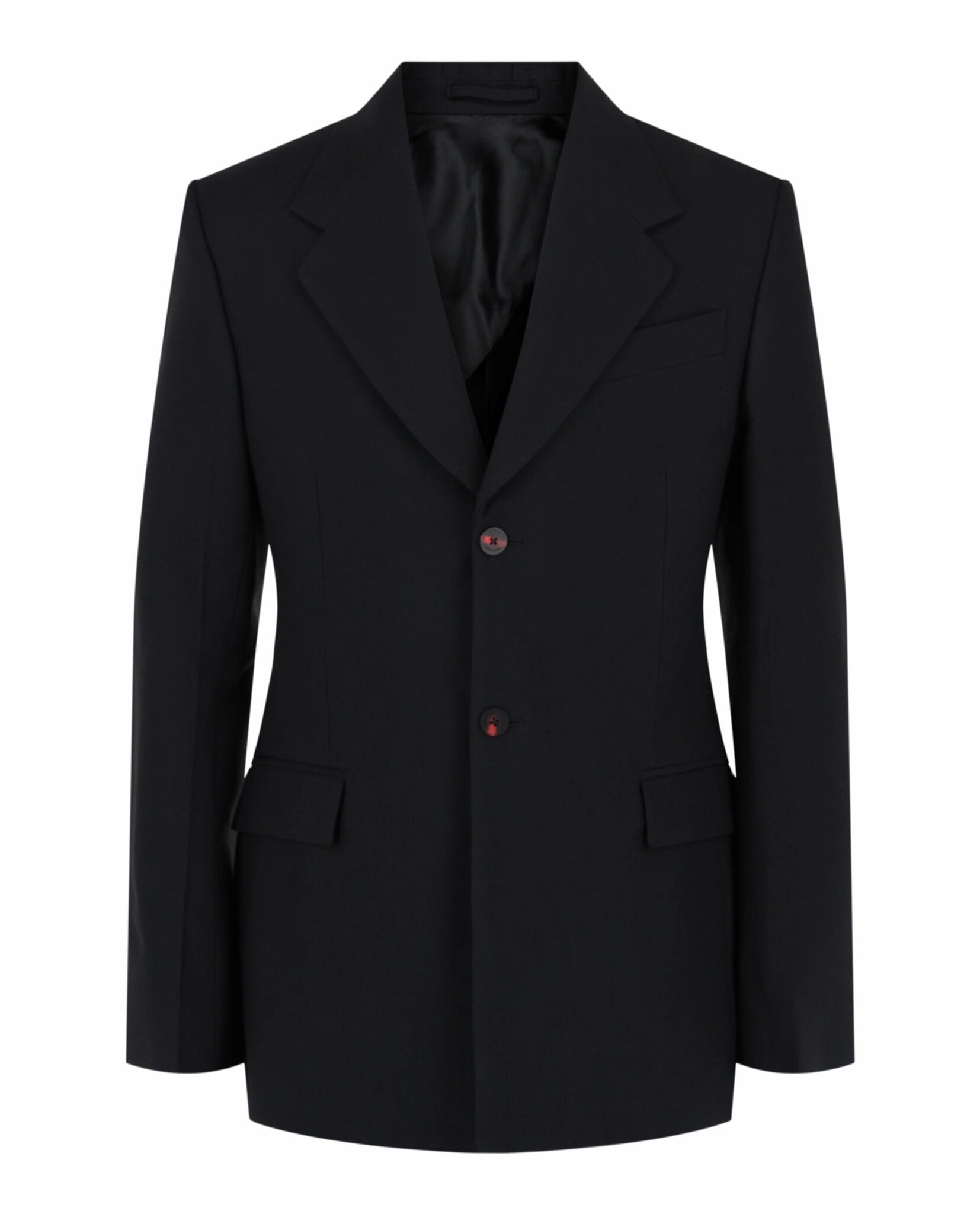 Single-Breasted Wool Blazer
