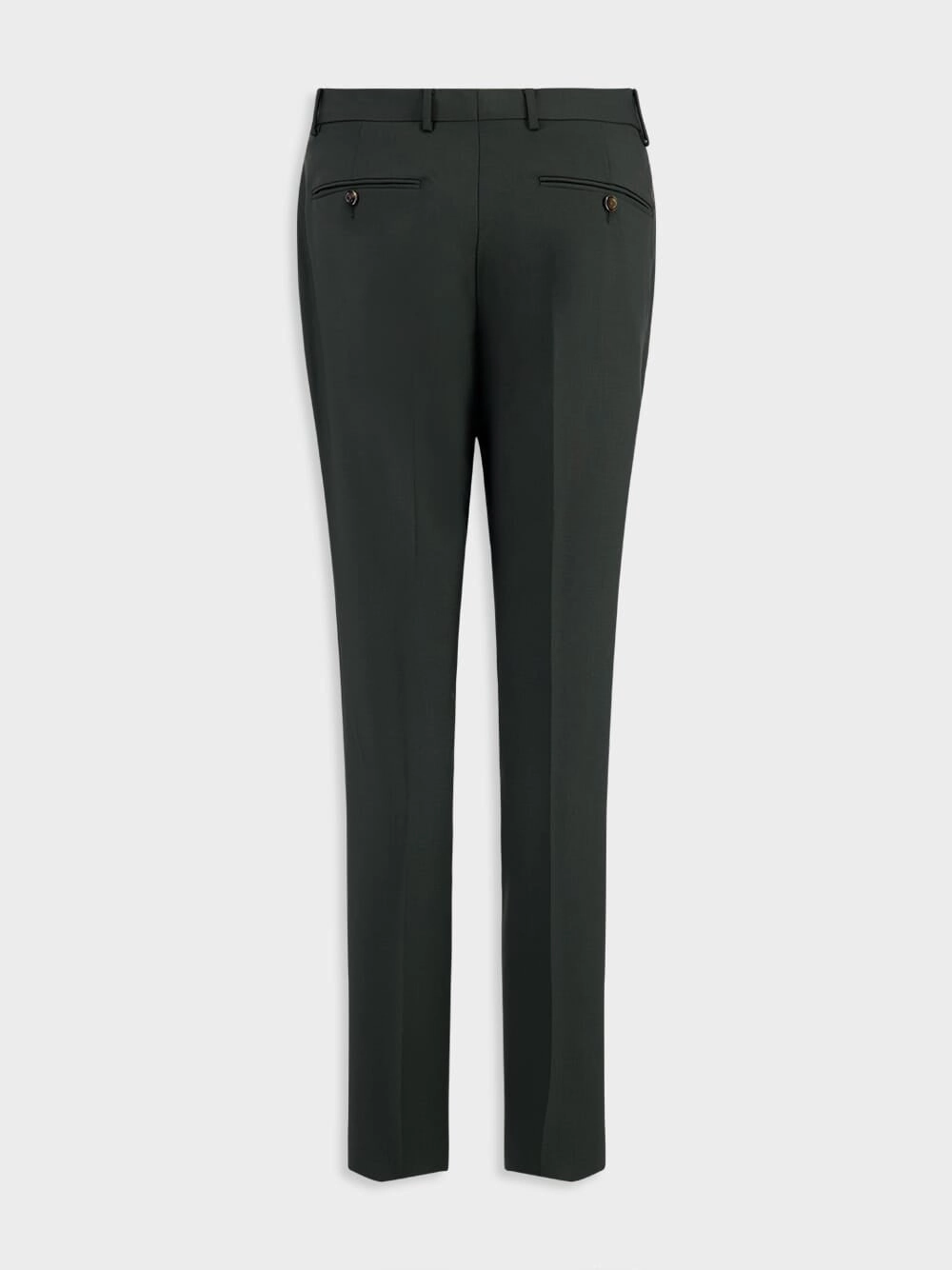 Single-Breasted Wool Moahir Suit