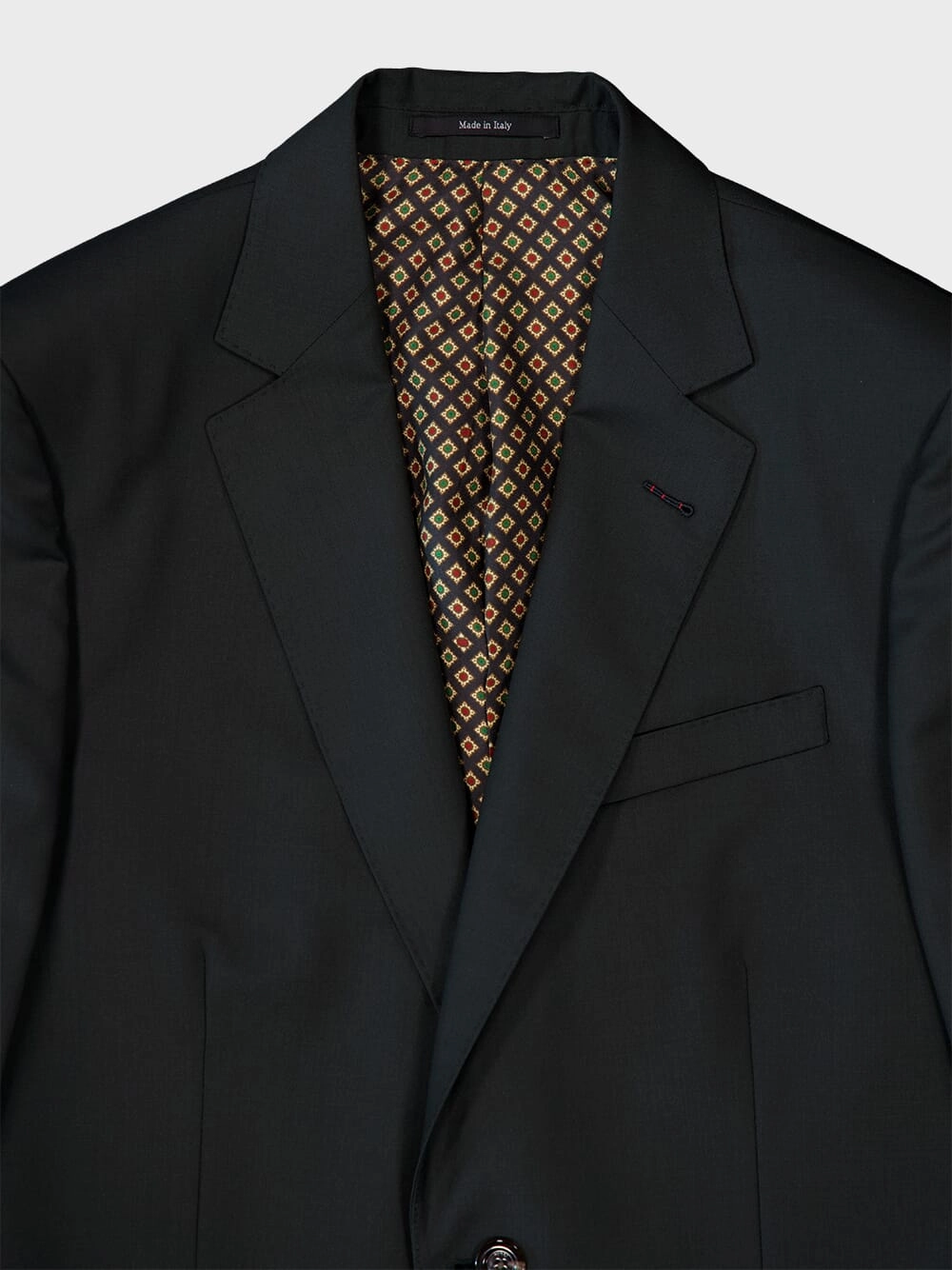 Single-Breasted Wool Moahir Suit
