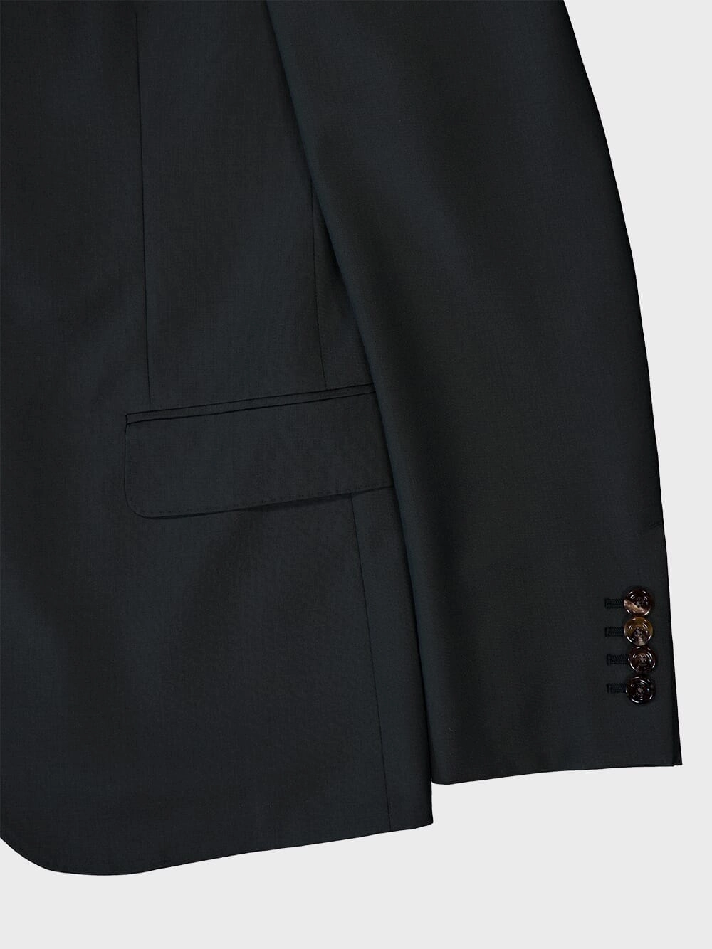 Single-Breasted Wool Moahir Suit