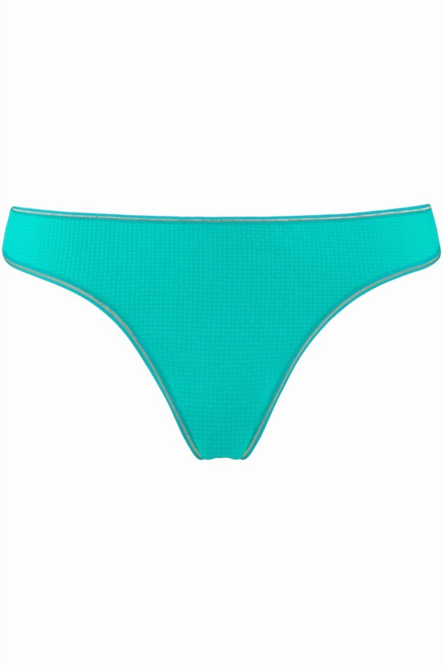 Siren Of The Nile Thong In Turquoise
