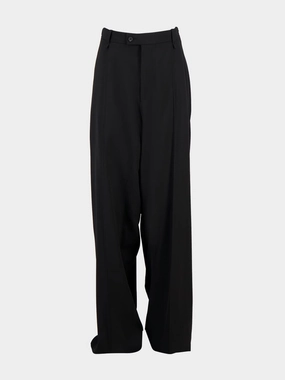 Skater Tailored Trousers in Black Bottoms Mens - cheap mens shorts online