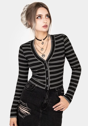Slash Cropped Cardi Tops Womens - women's blouses clearance