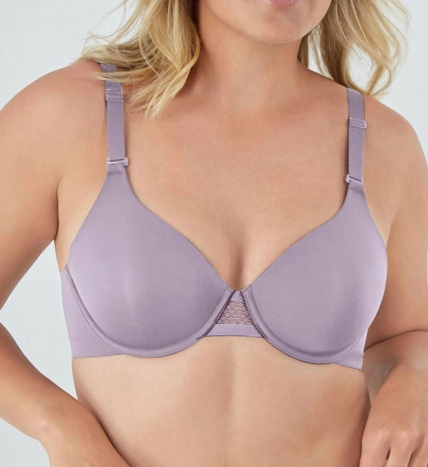 Sleek Support Soothing Underwire T-Shirt Bra In Lilac
