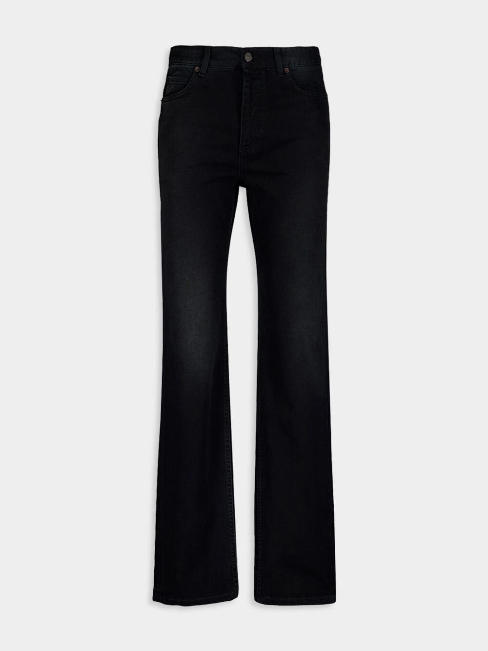 Slim Faded Black Trousers Bottoms Mens - cheap mens shorts online