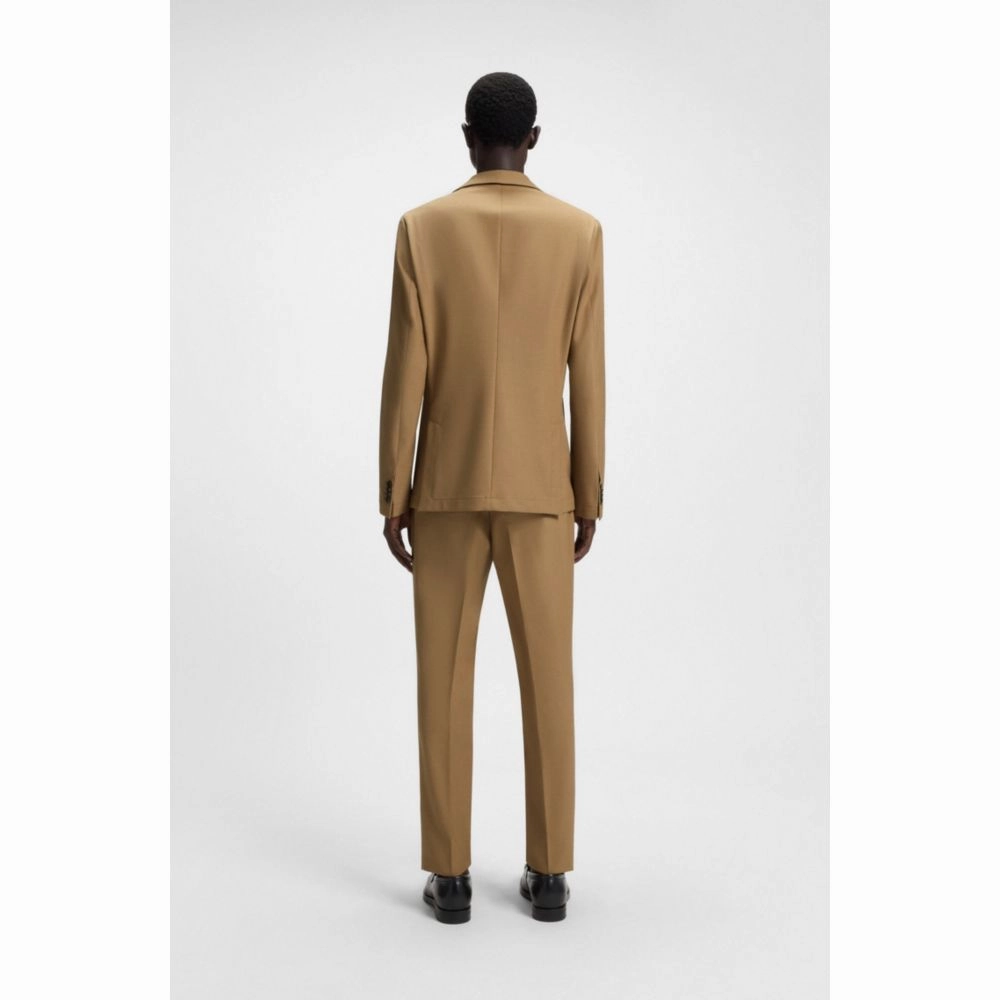 Slim-fit jacket in machine-washable stretch fabric
