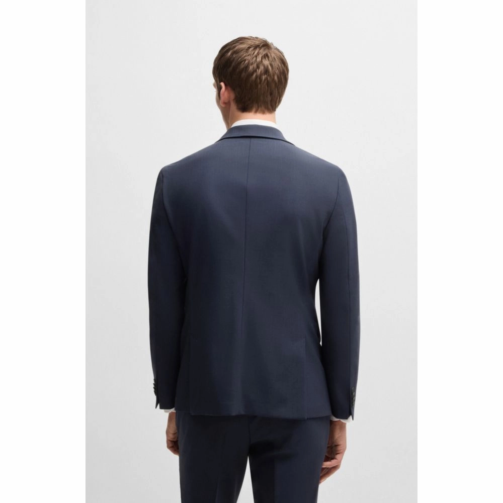 Slim-fit suit in a performance-stretch wool blend
