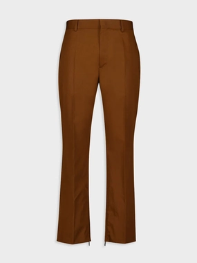 Slim Fit Tobacco Cotton Trousers Bottoms Mens - cheap mens shorts online