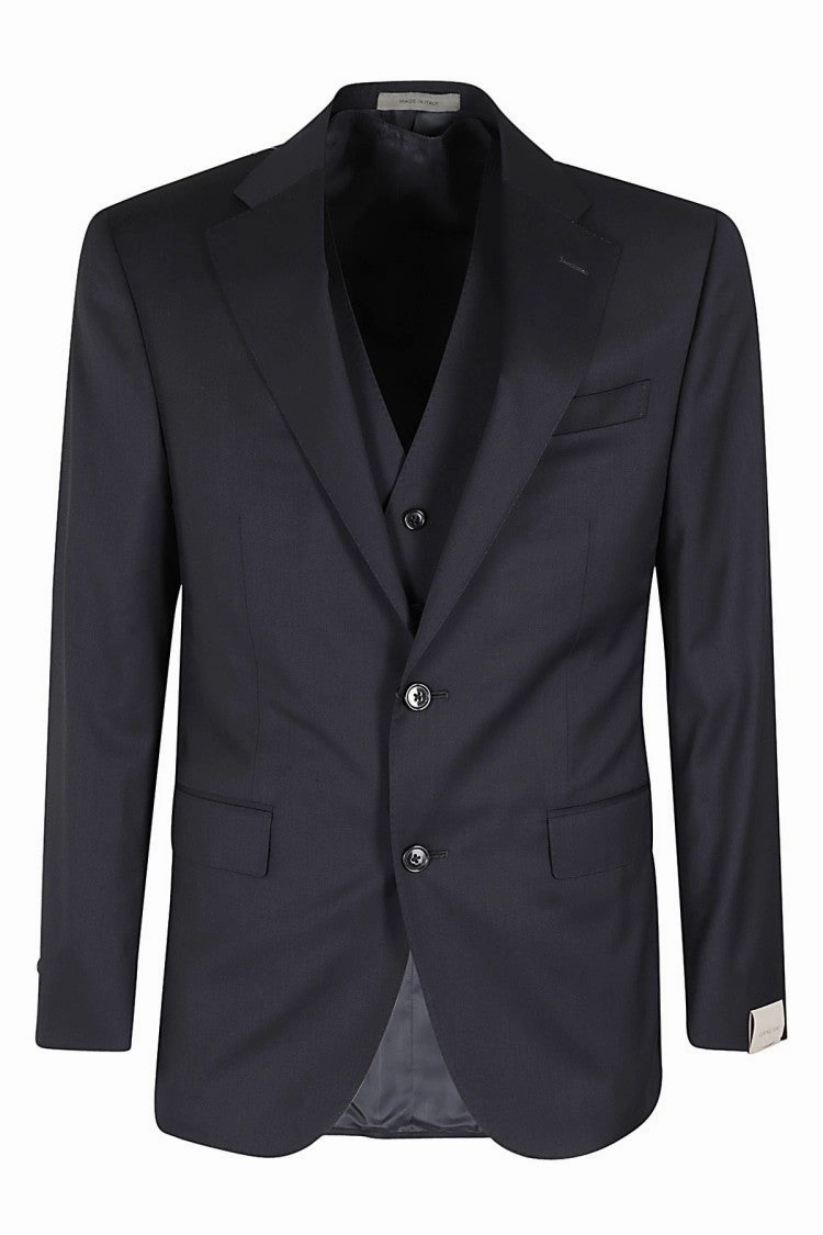 Slim Fit Virgin Wool Three-Piece Suit