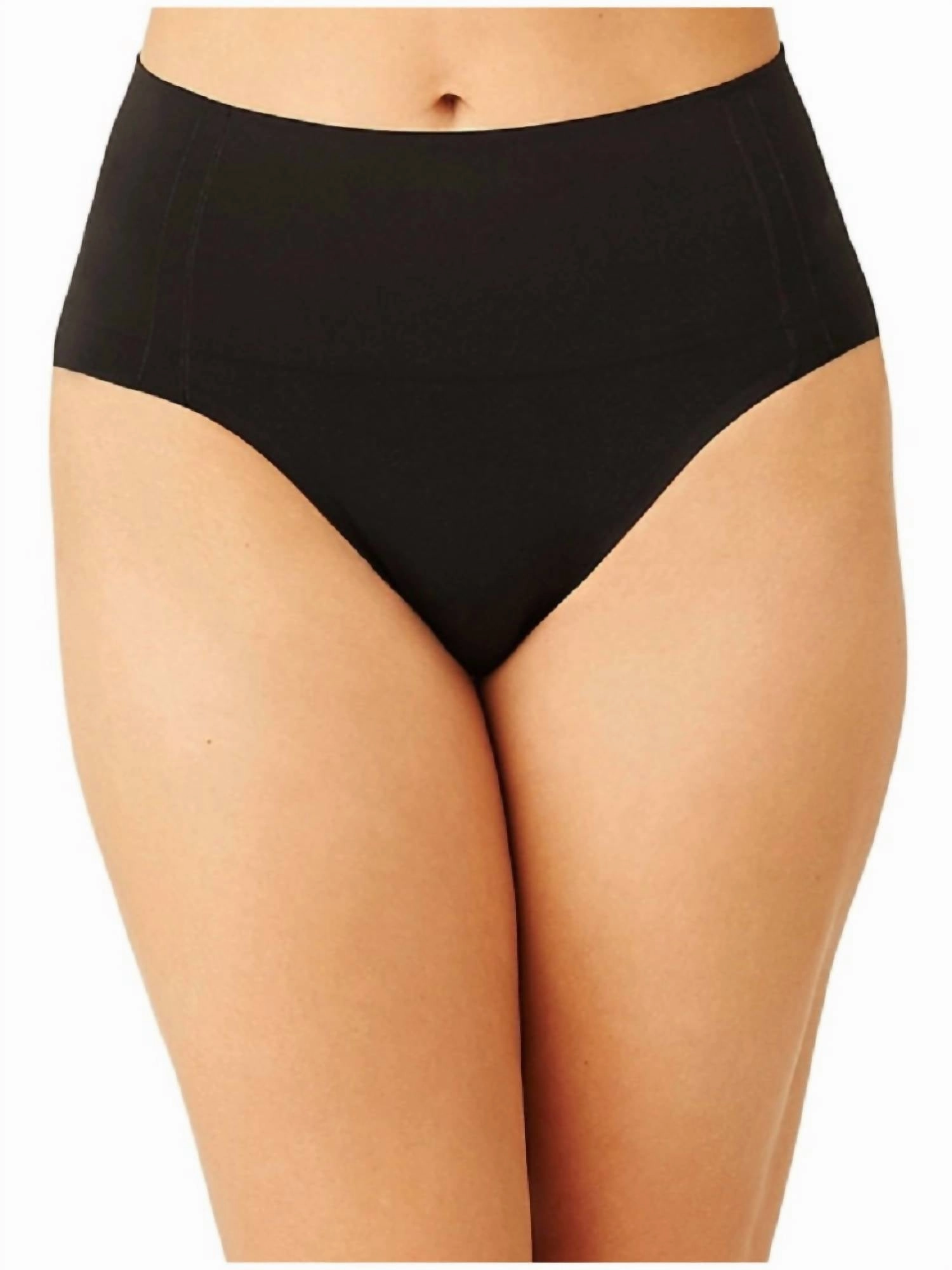 Smooth Series Shaping Hi-Cut Brief Panty In Black