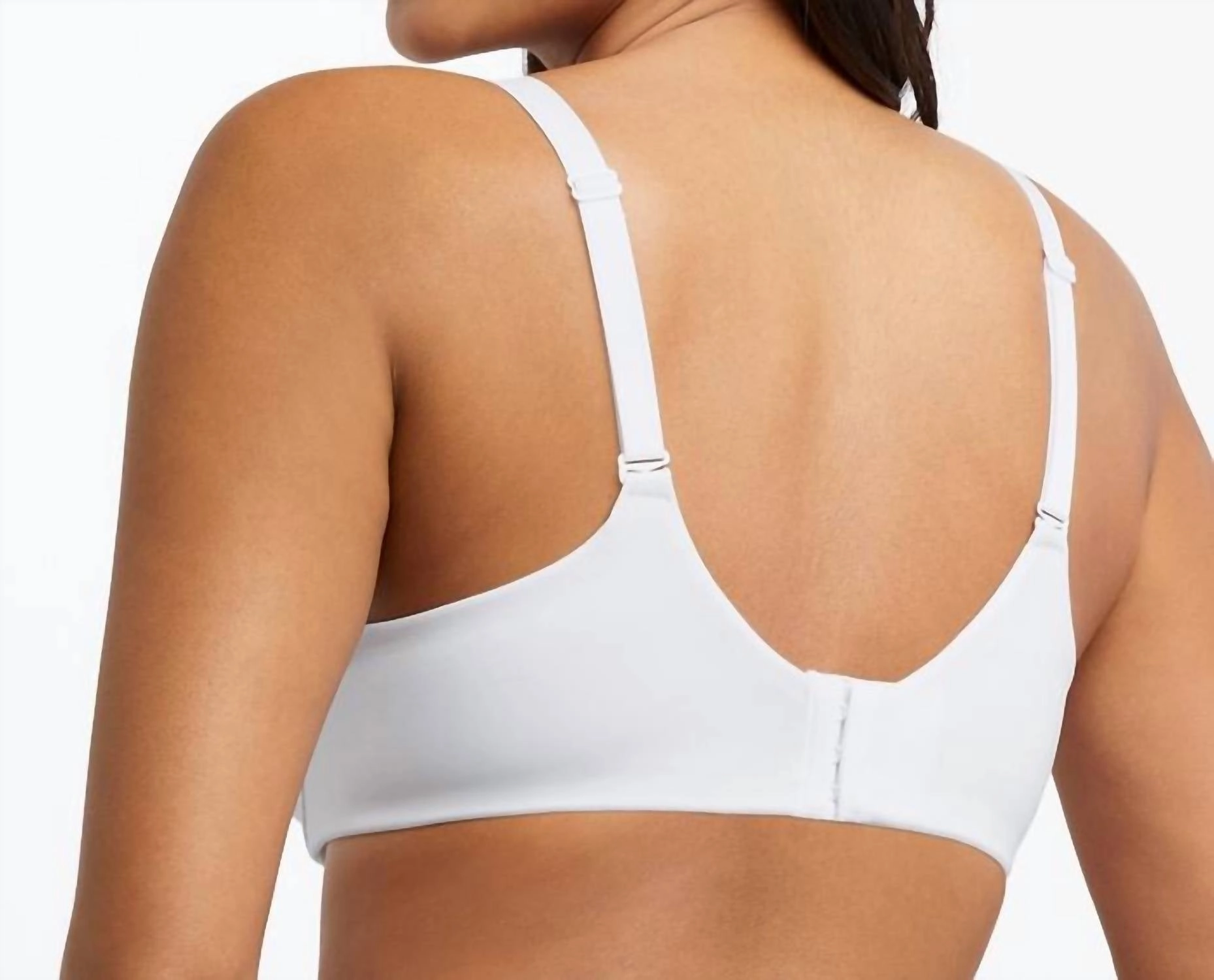 Smooth U Comfort Stretch Lace Underwire Bra In White