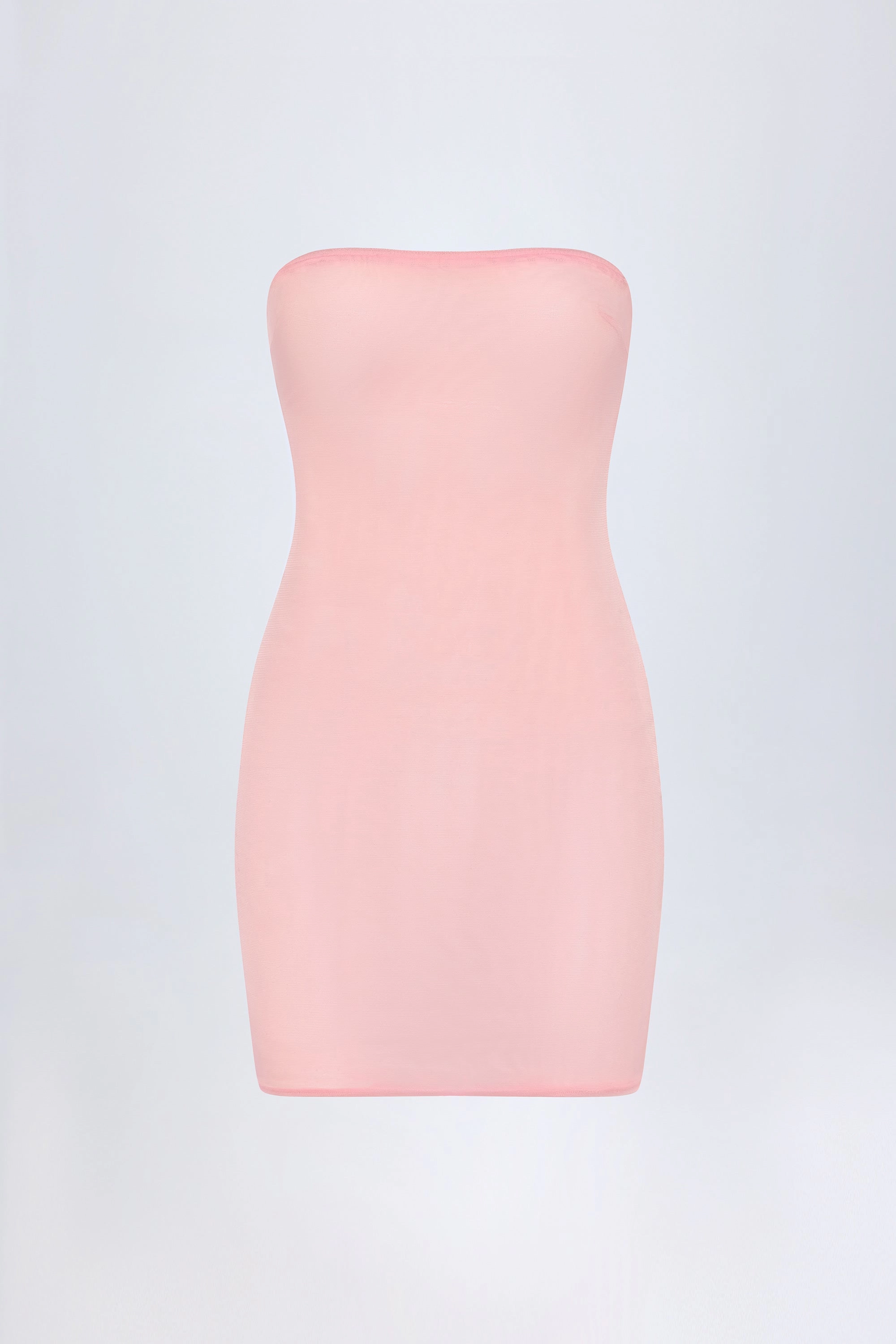 Soft Mesh Mini Slip Dress in Pink Dresses best price