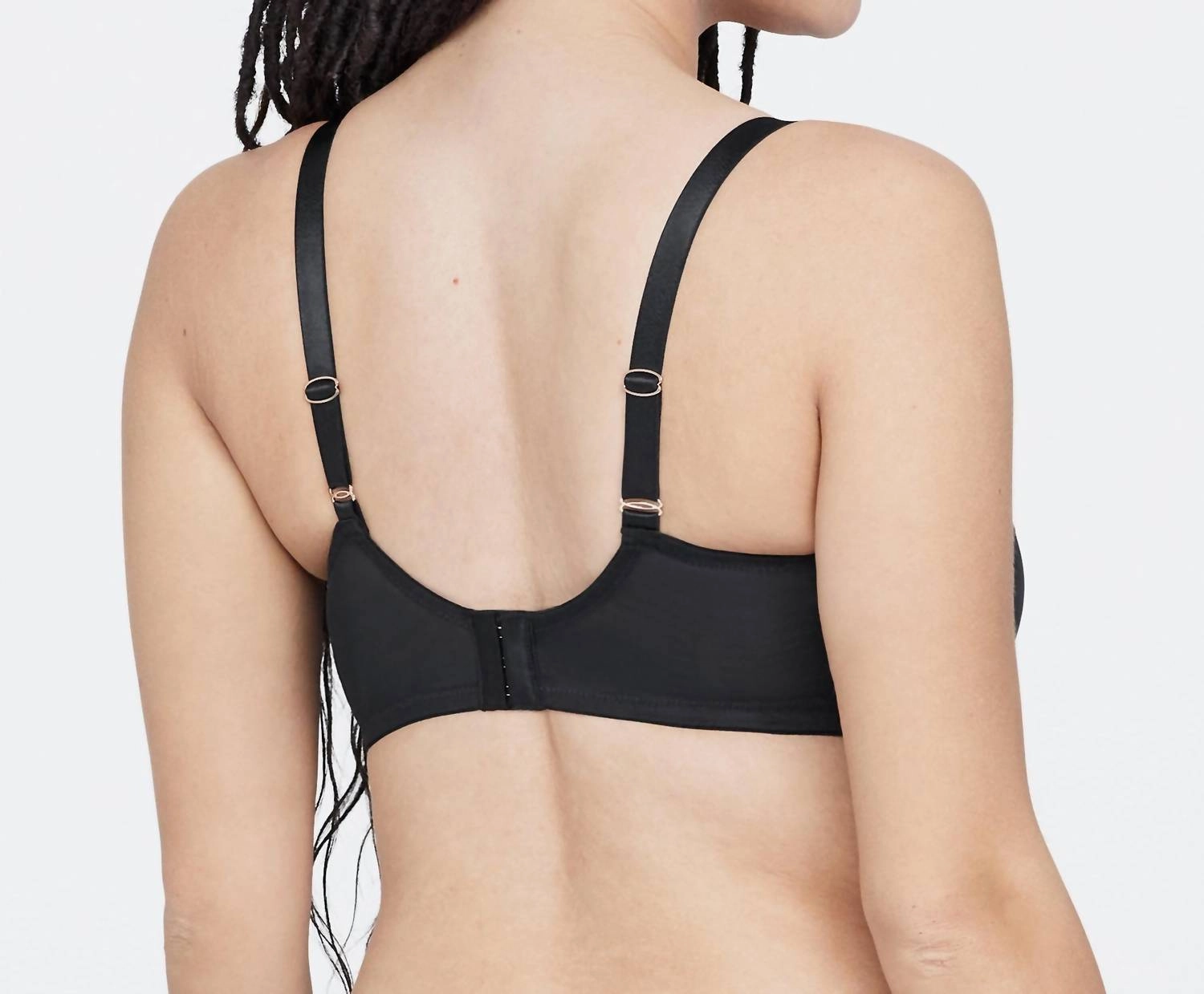 Spellbound Sheer Side Support Bra In Black