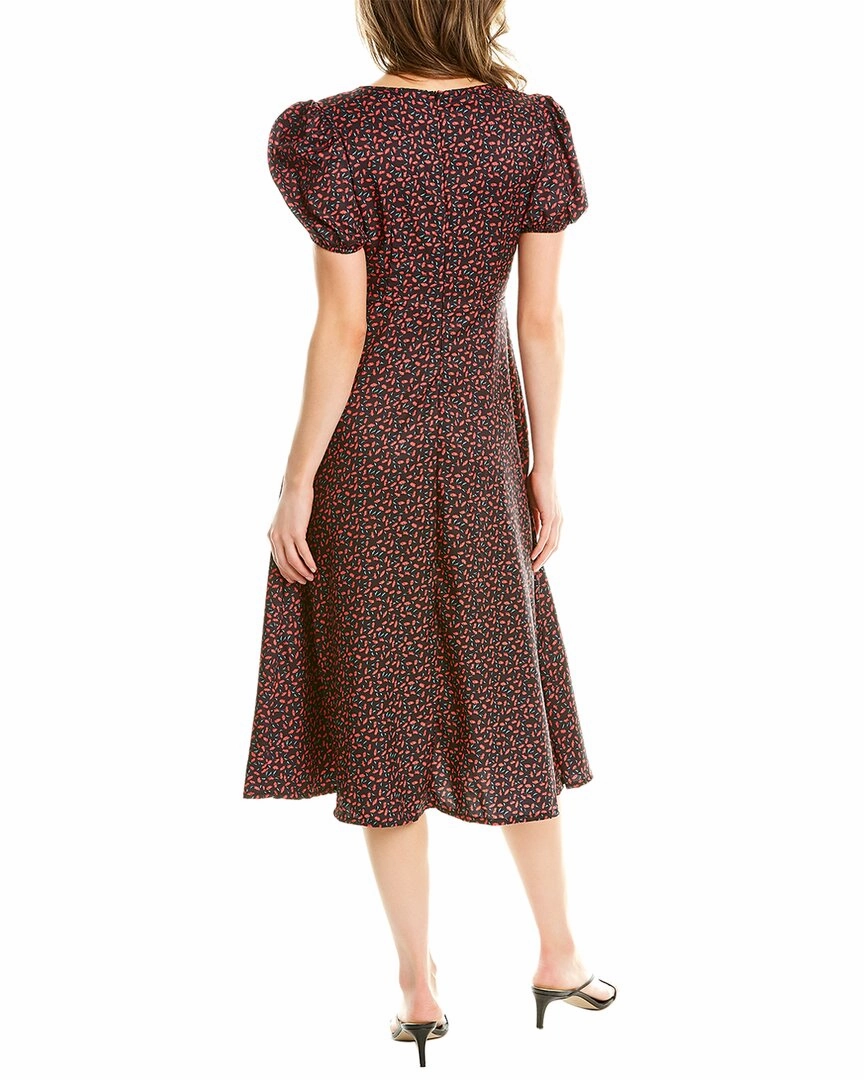 Stellah Puff Sleeve Midi Dress