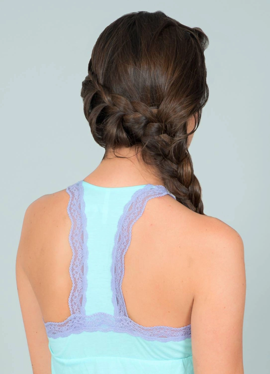Stephanie Racerback Chemise In Mint