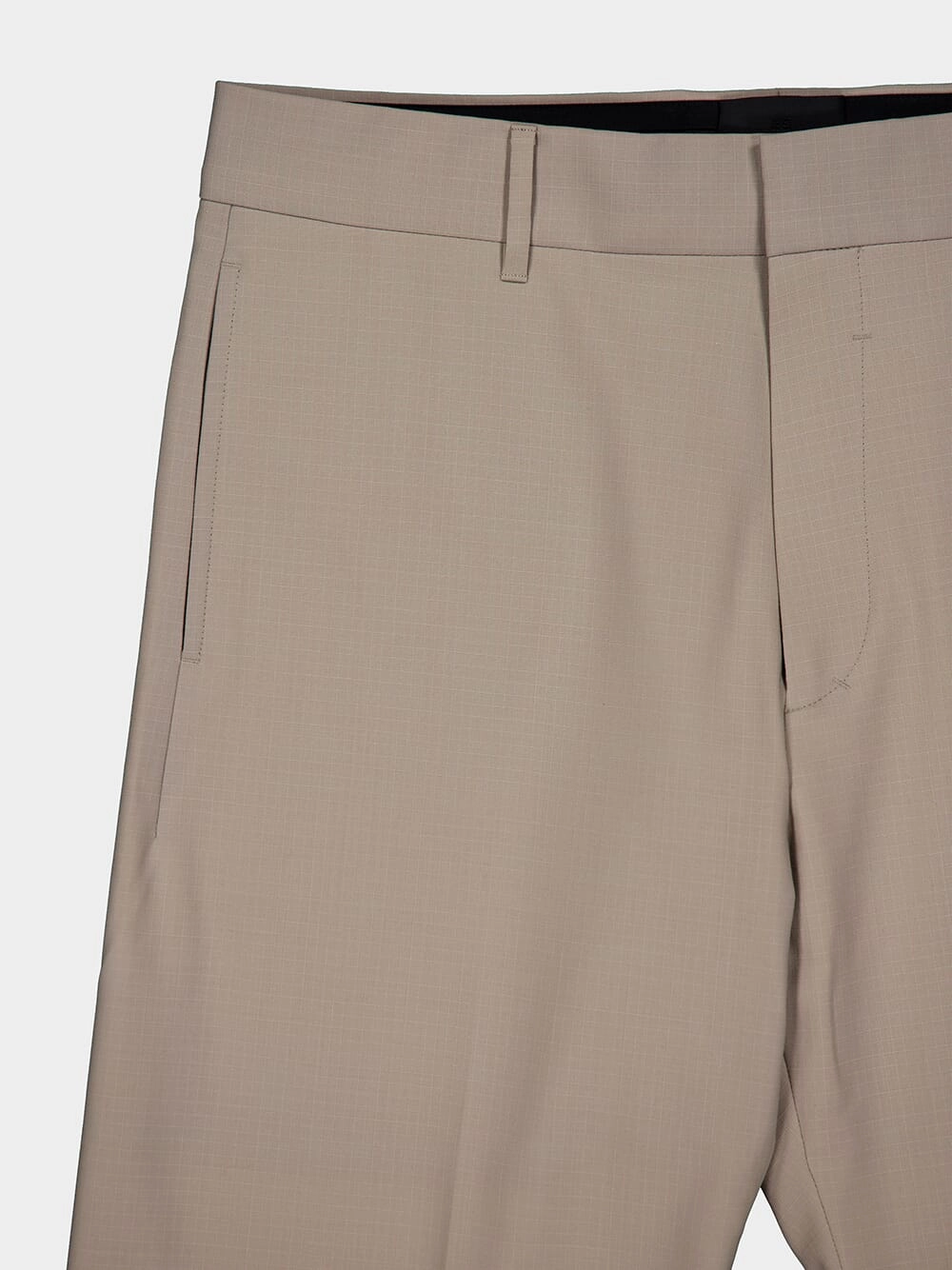Stone Grey Regular Fit Trousers