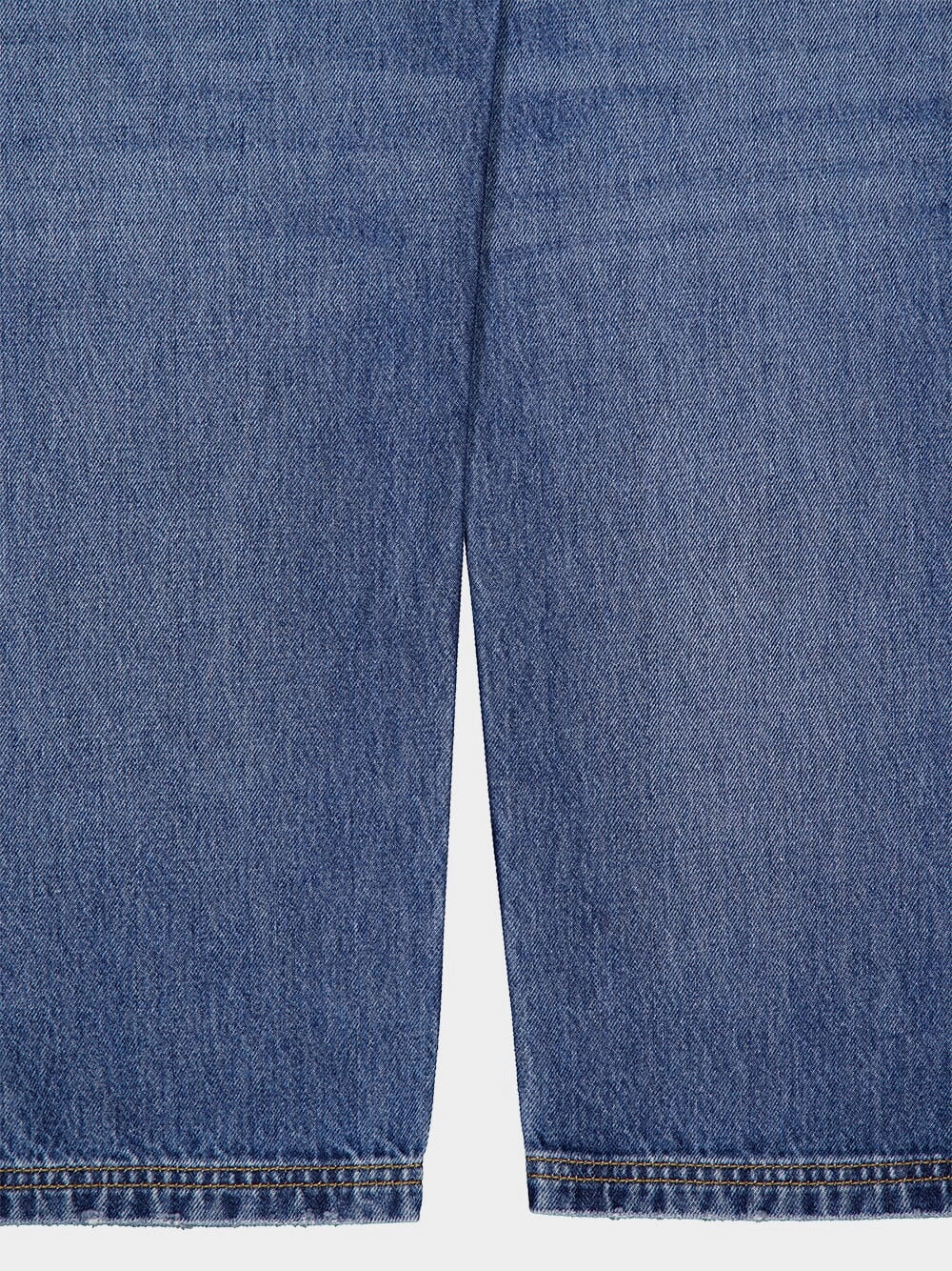 Straight-Cut Long Jeans