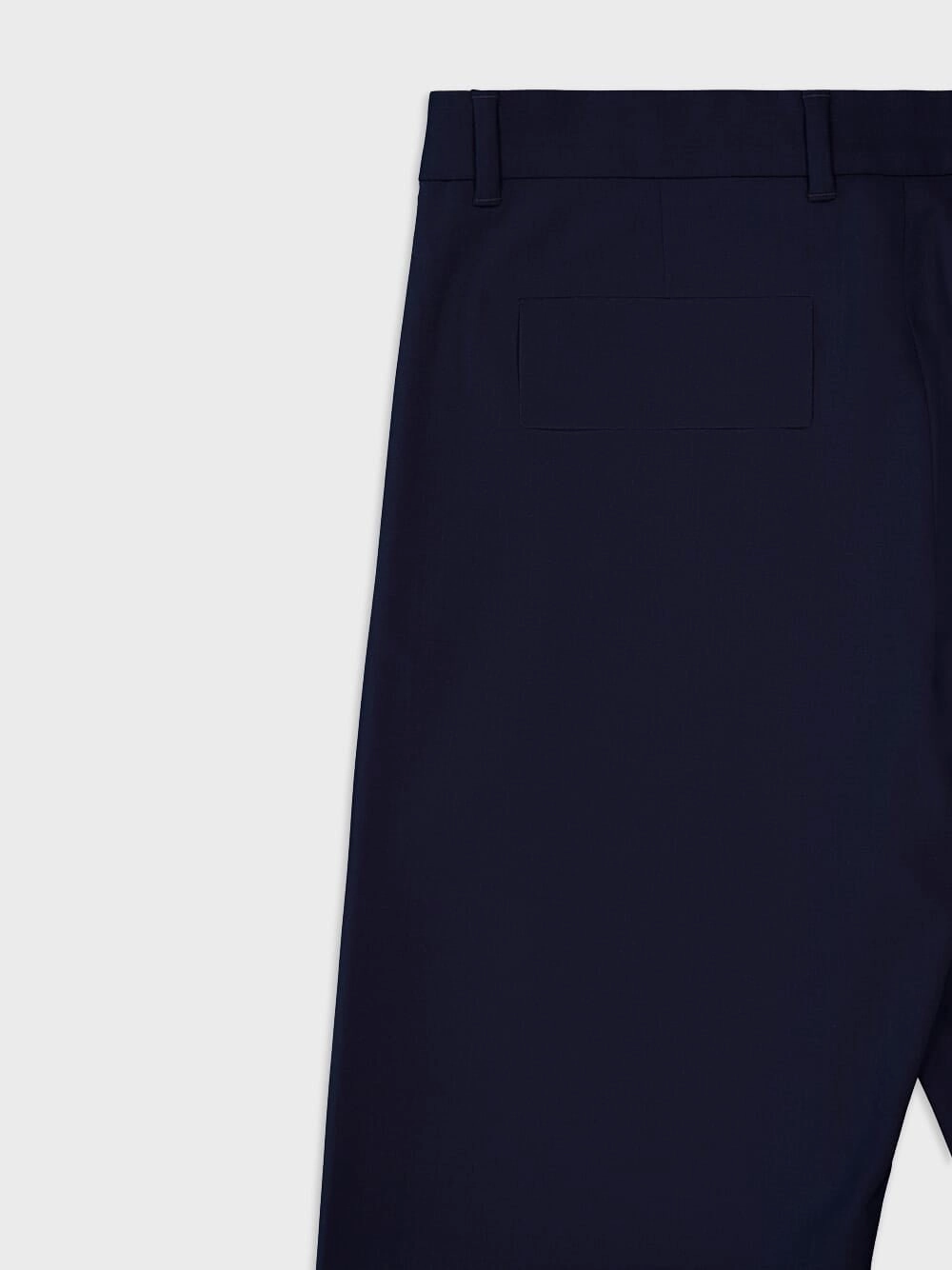 Straight-Leg Cotton Trousers