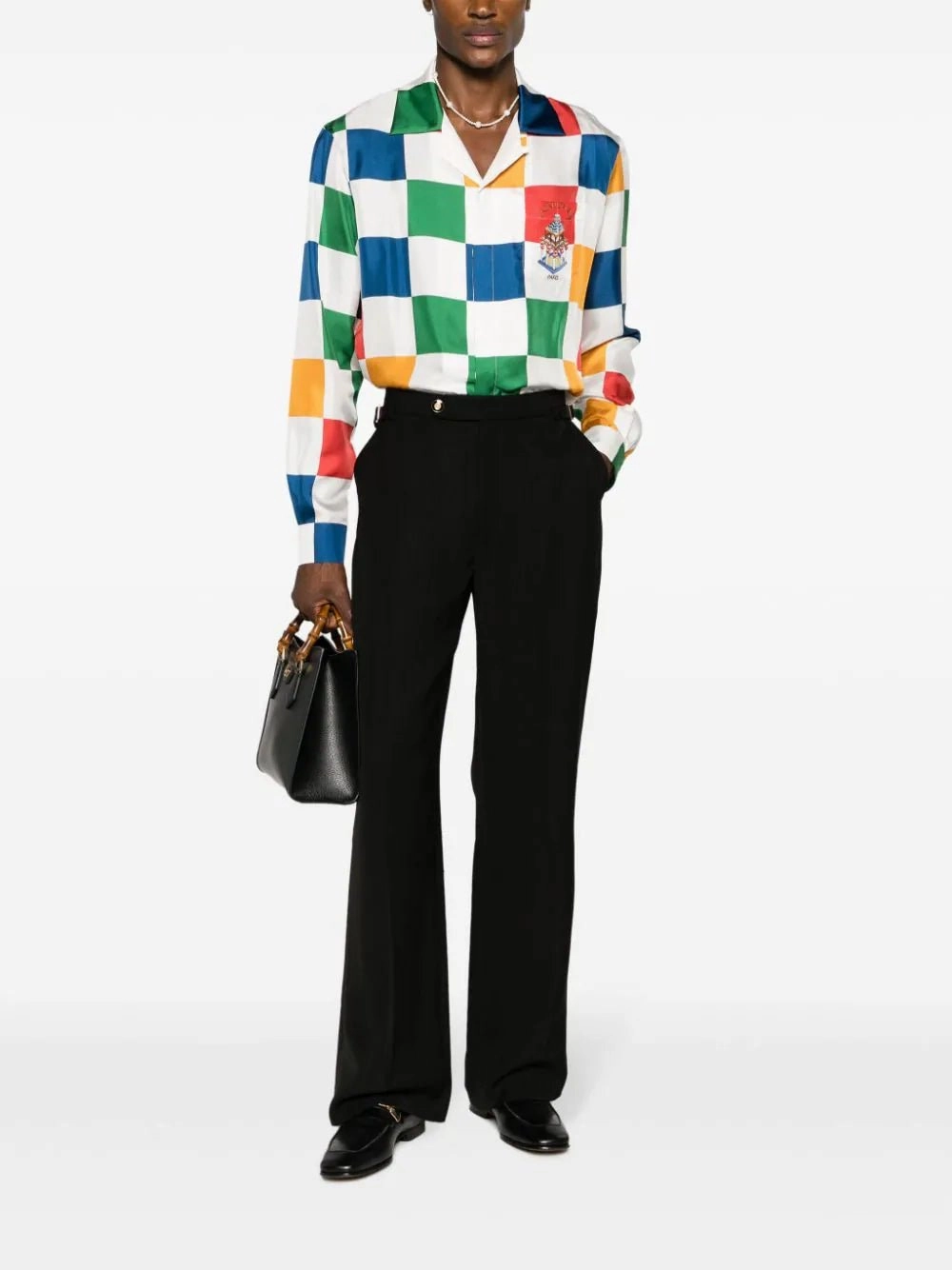 Straight-Leg Tailored Trousers