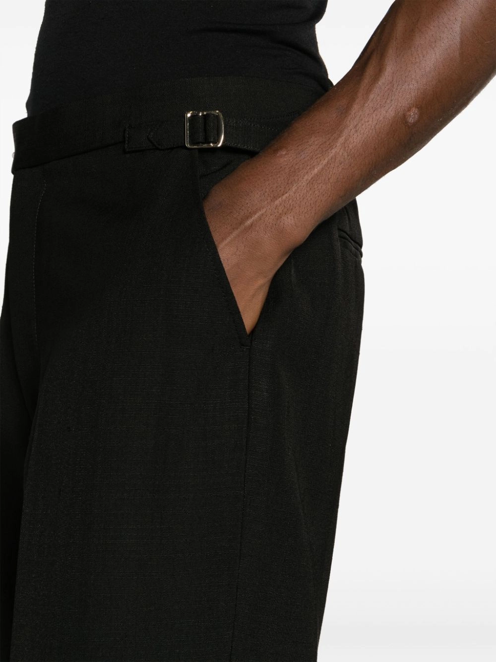Straight-Leg Tailored Trousers