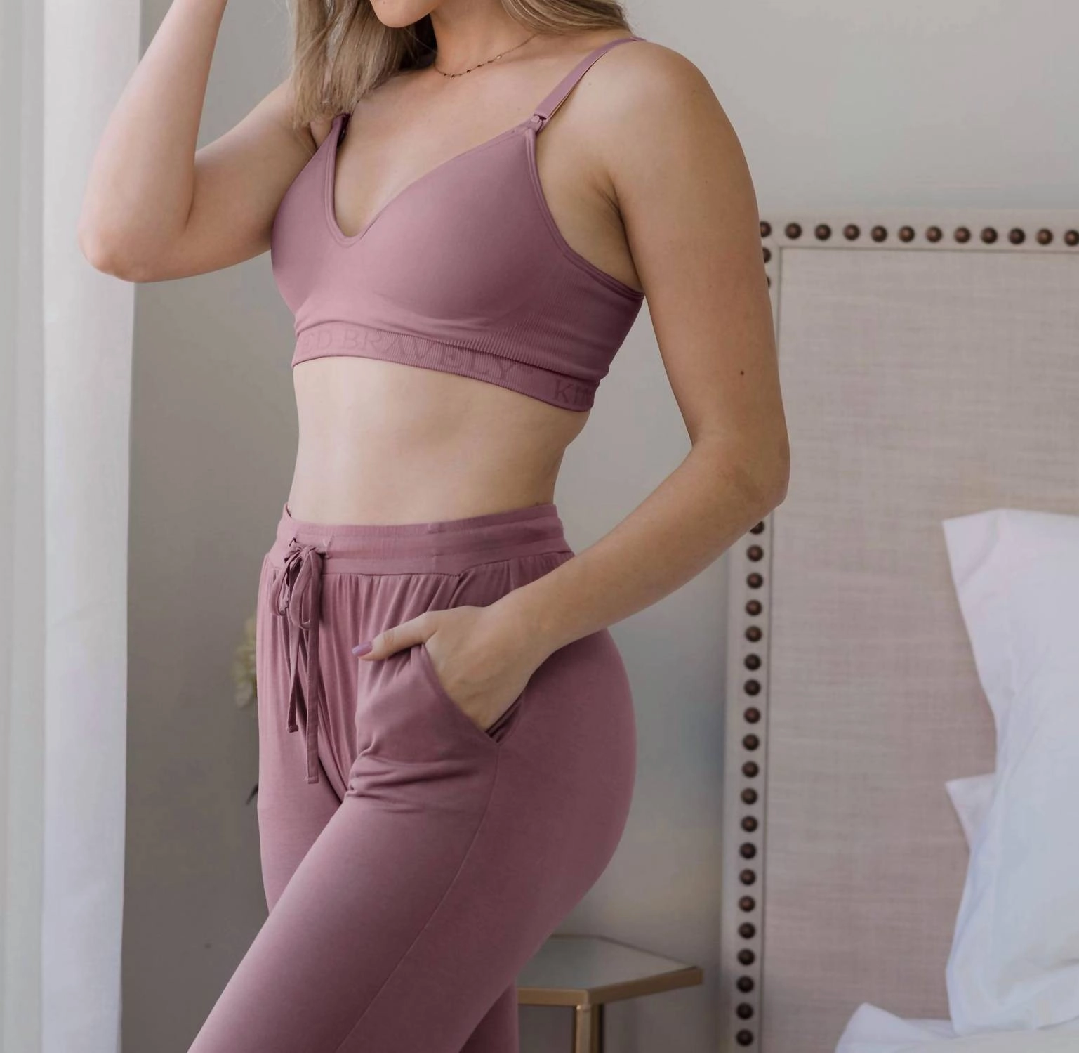 Sublime Contour Hands-Free Pumping & Nursing Bra In Twlilight