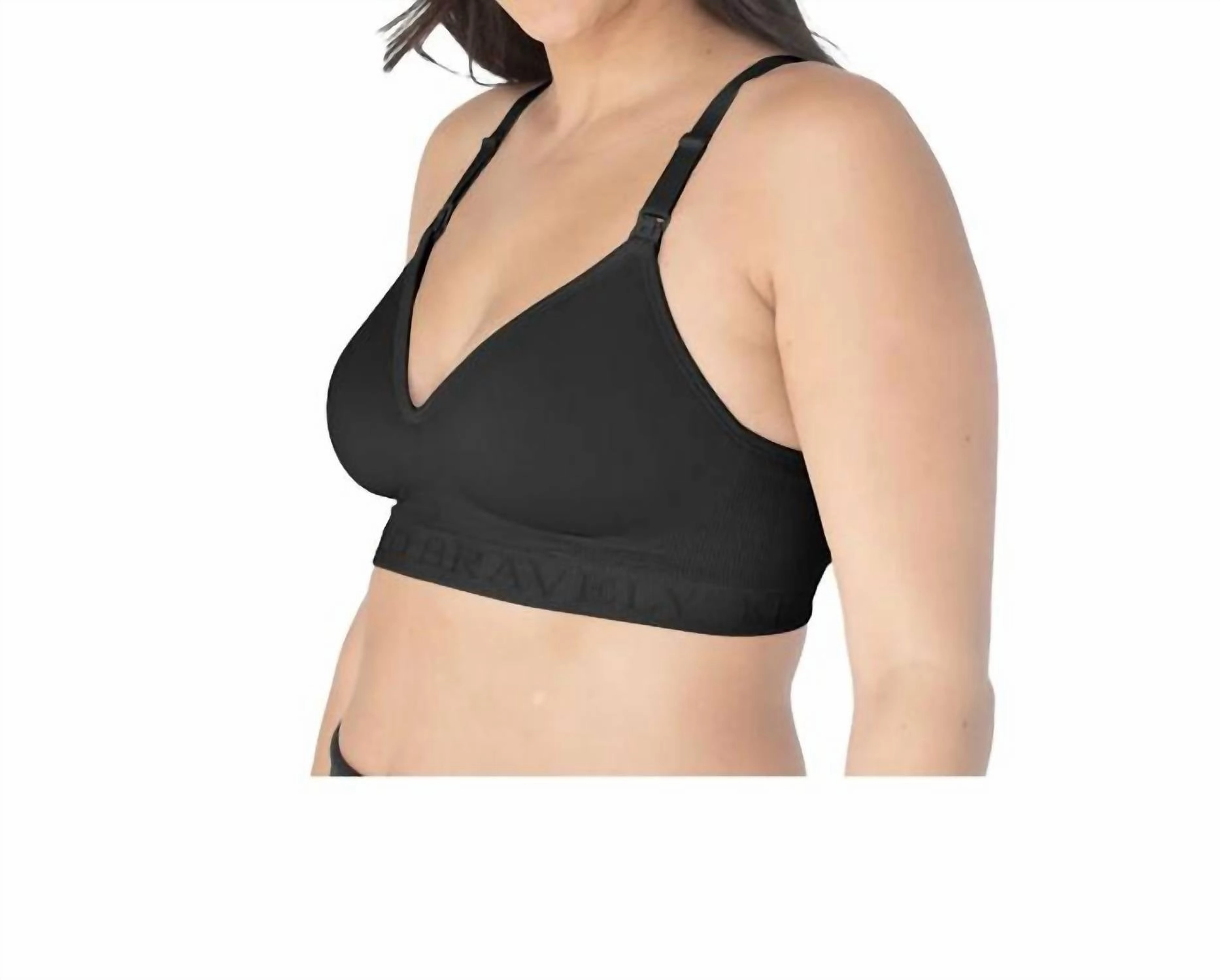 Sublime Contour Nursing & Maternity Bra - Fixed Padding In Black