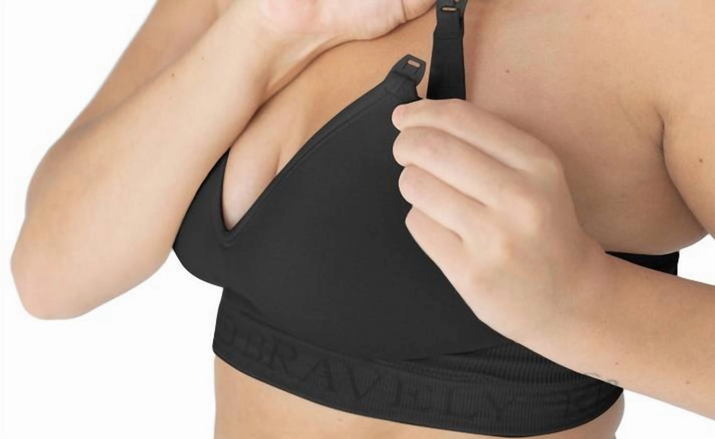 Sublime Contour Nursing & Maternity Bra - Fixed Padding In Black