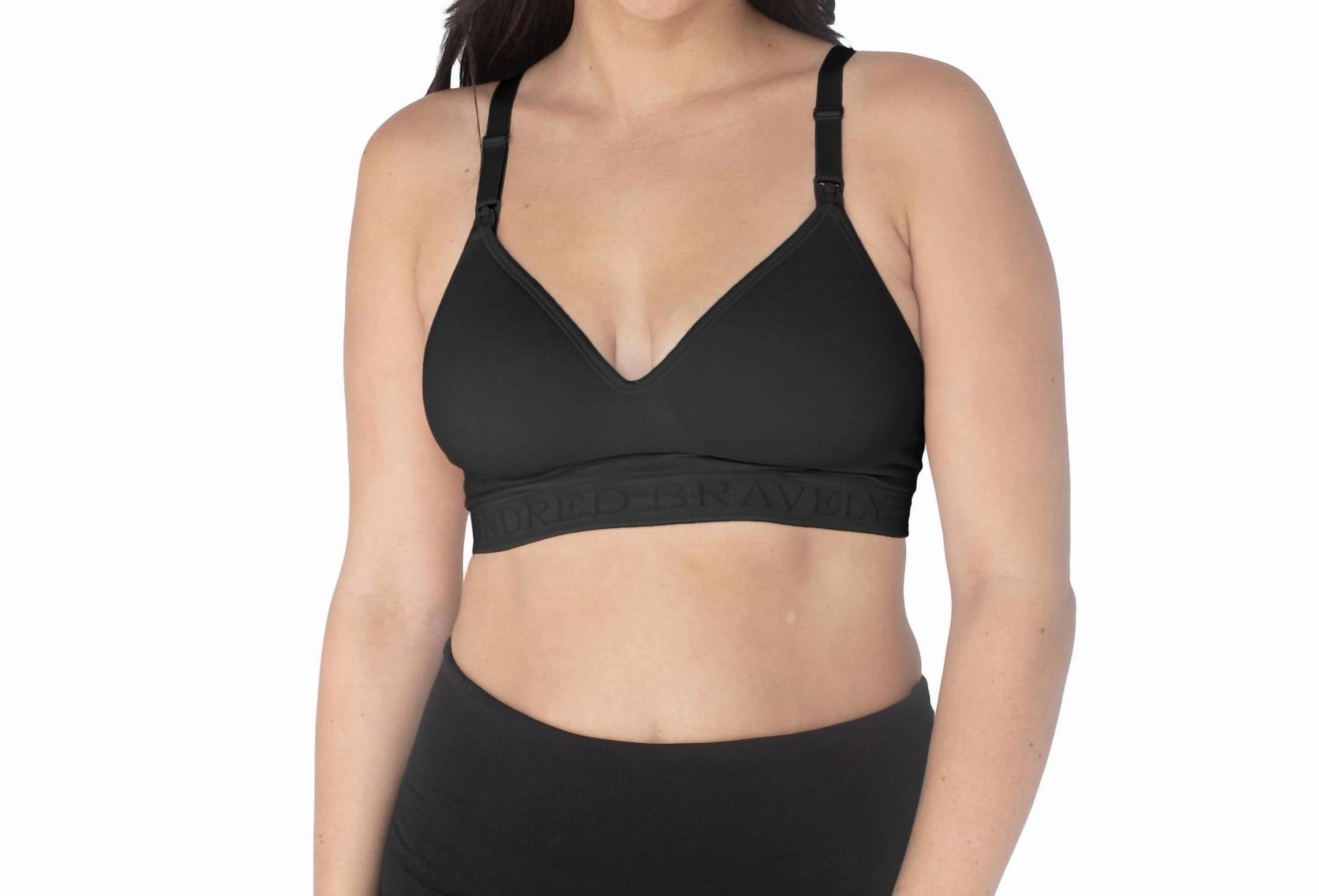 Sublime Contour Nursing & Maternity Bra - Fixed Padding In Black